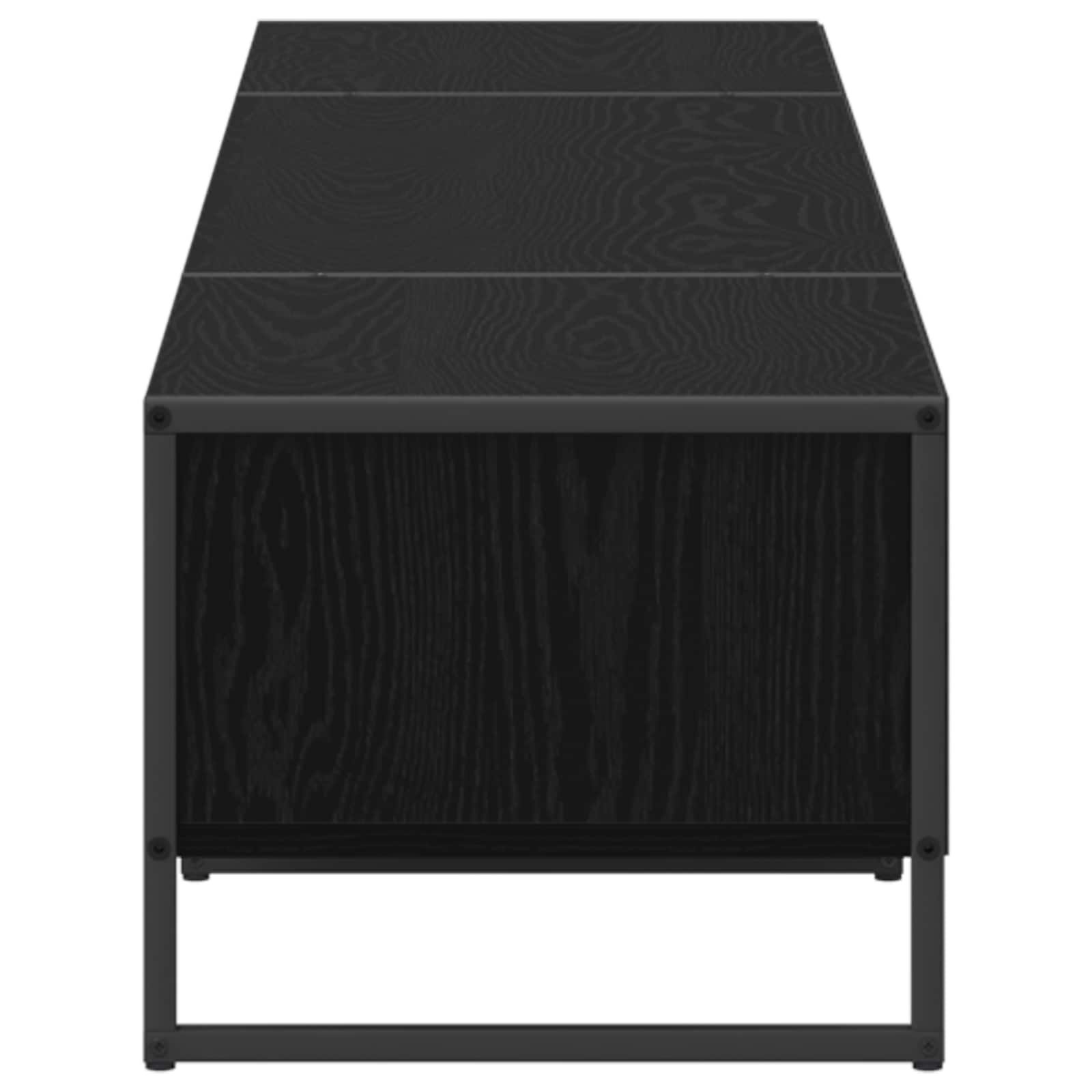 Cabinet TV Stejar Negru 170.5 x 36 x 30.5 cm Lemn compozit — imaginea 6
