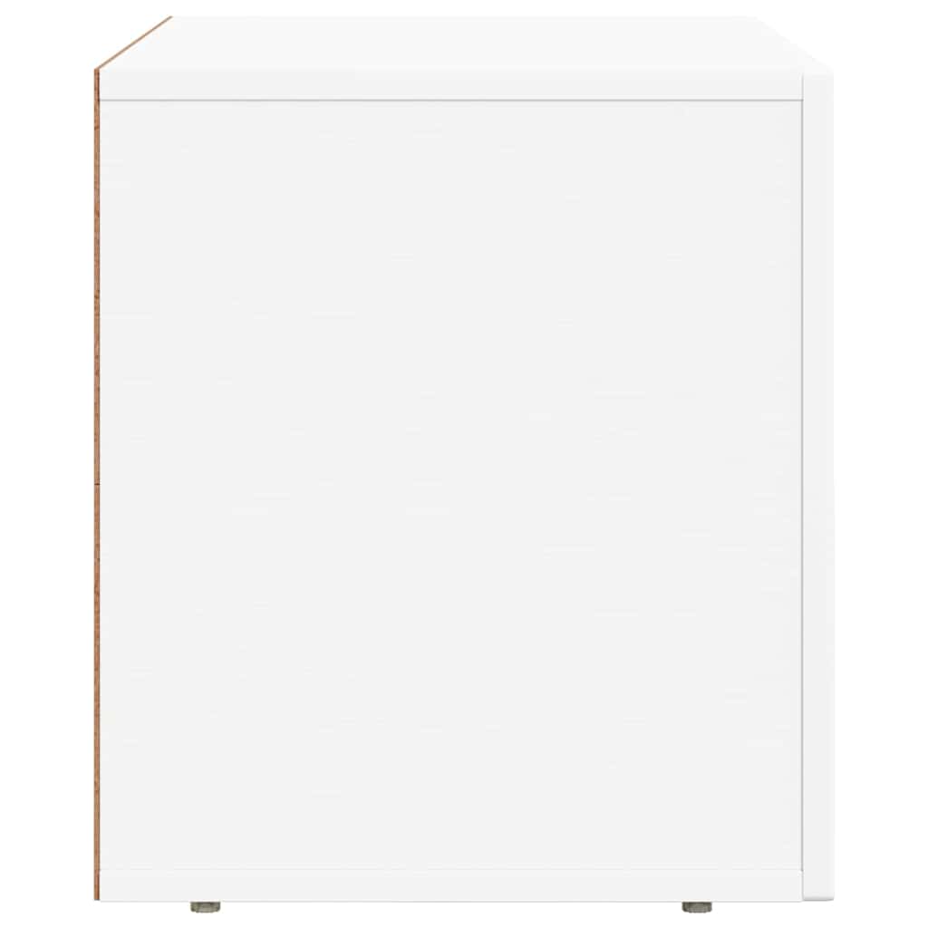 Cabinet TV Alb 60 x 35 x 40 cm Lemn compozit — imaginea 7