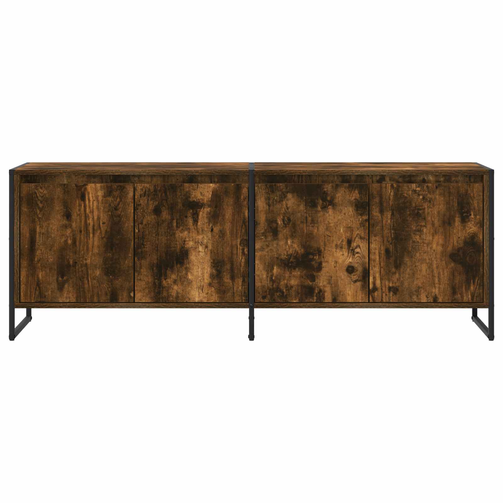 Cabinet TV Stejar fumuriu 140 x 36 x 49.5 cm Lemn compozit — imaginea 6