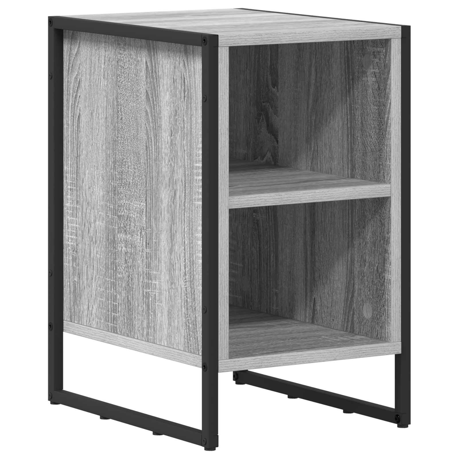Noptiera 2 pcs Gri Sonoma 39.5 x 30 x 50 cm Lemn compozit — imaginea 5