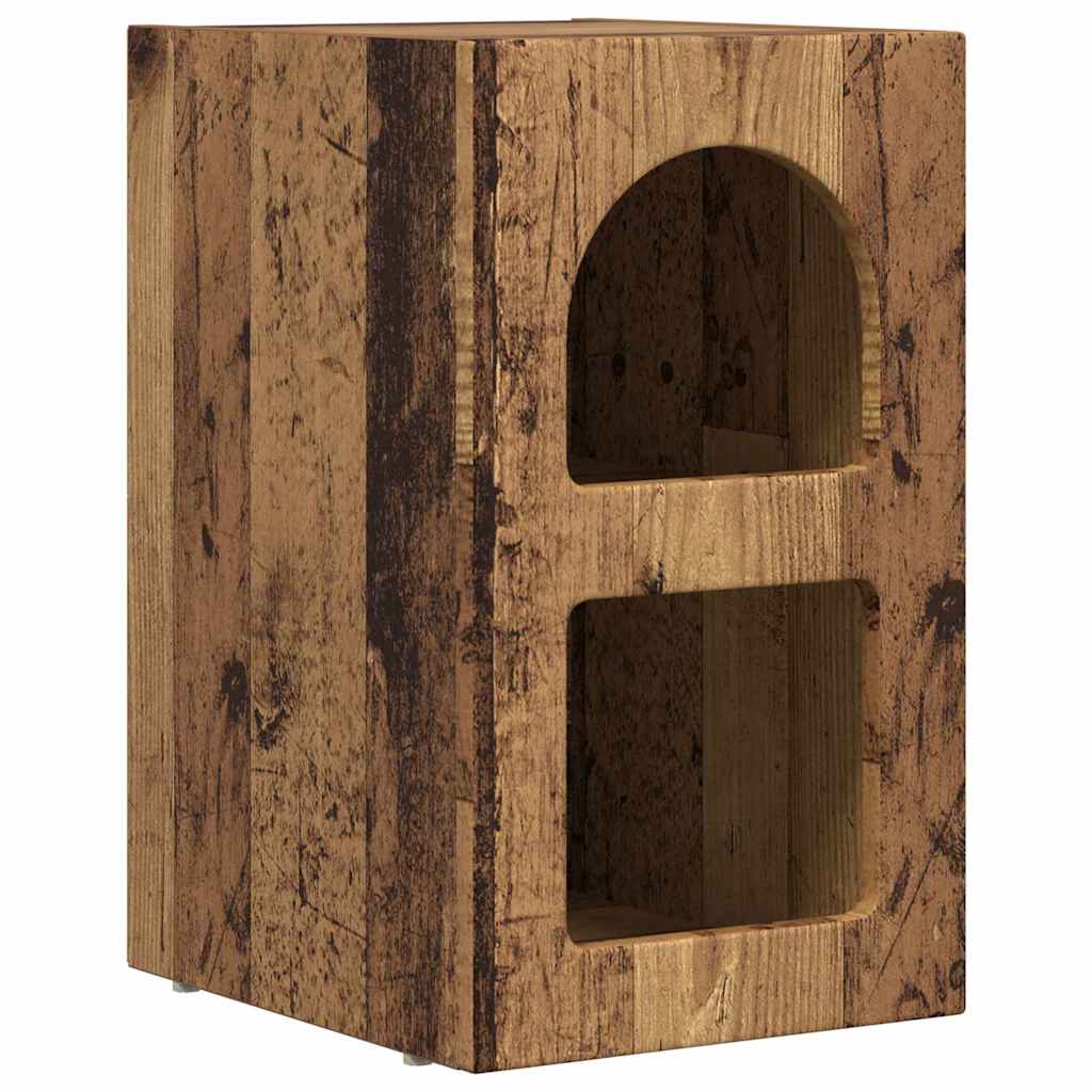 Noptiera 2 pcs Lemn vechi 29.5 x 35 x 50 cm Lemn compozit — imaginea 6