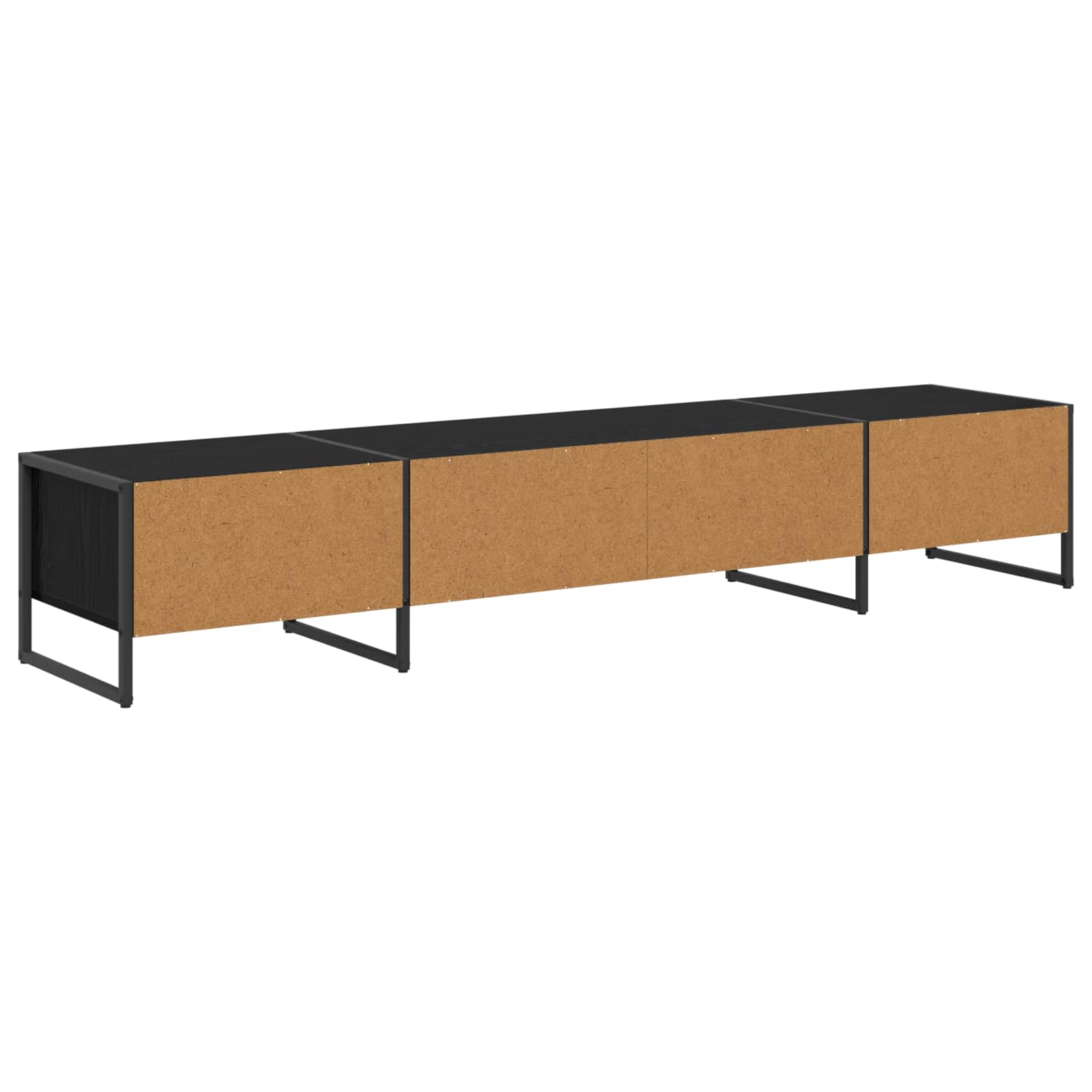 Cabinet TV Stejar Negru 170.5 x 36 x 30.5 cm Lemn compozit — imaginea 7