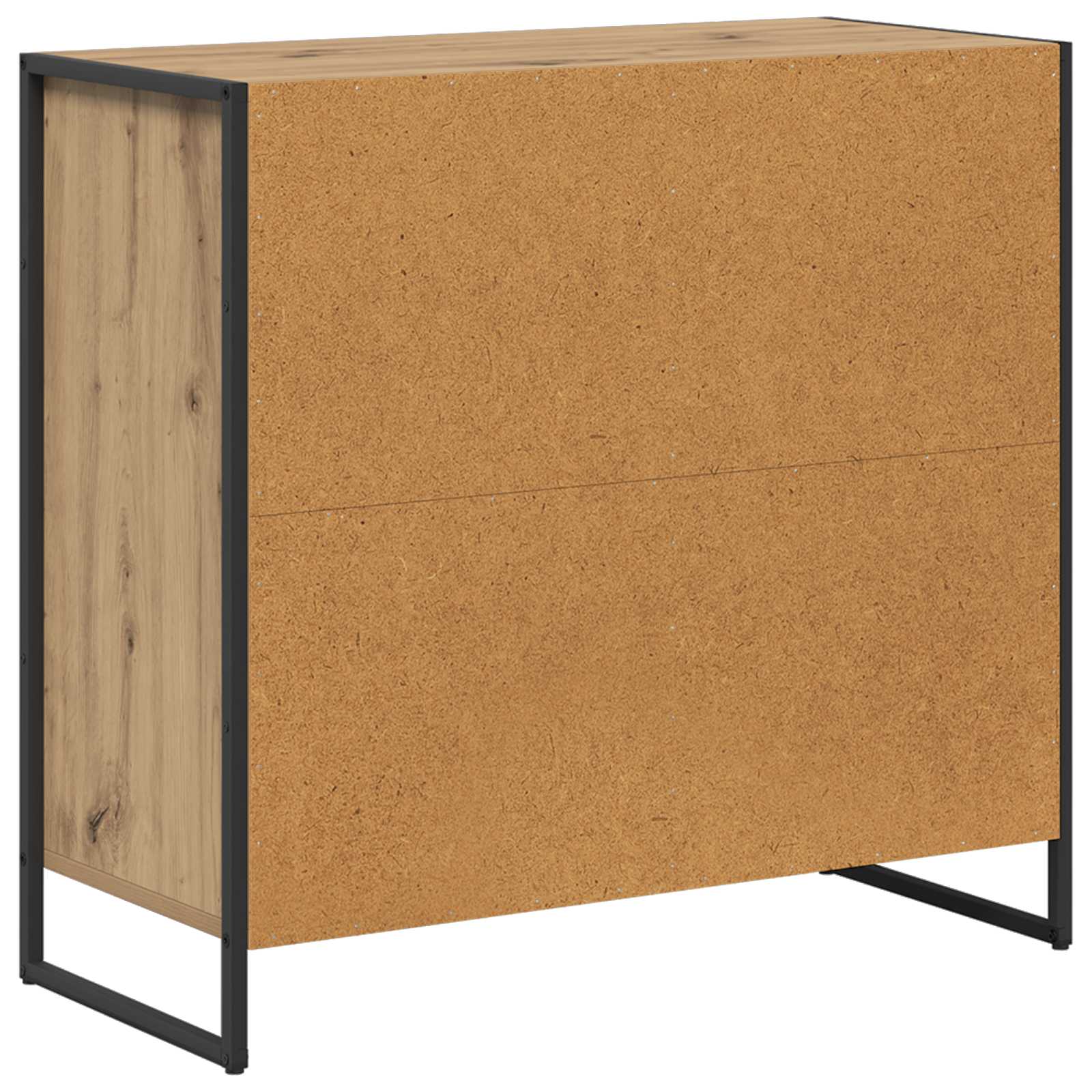 Dulap lateral Stejar artizanal 79 x 36 x 75 cm Lemn compozit — imaginea 8