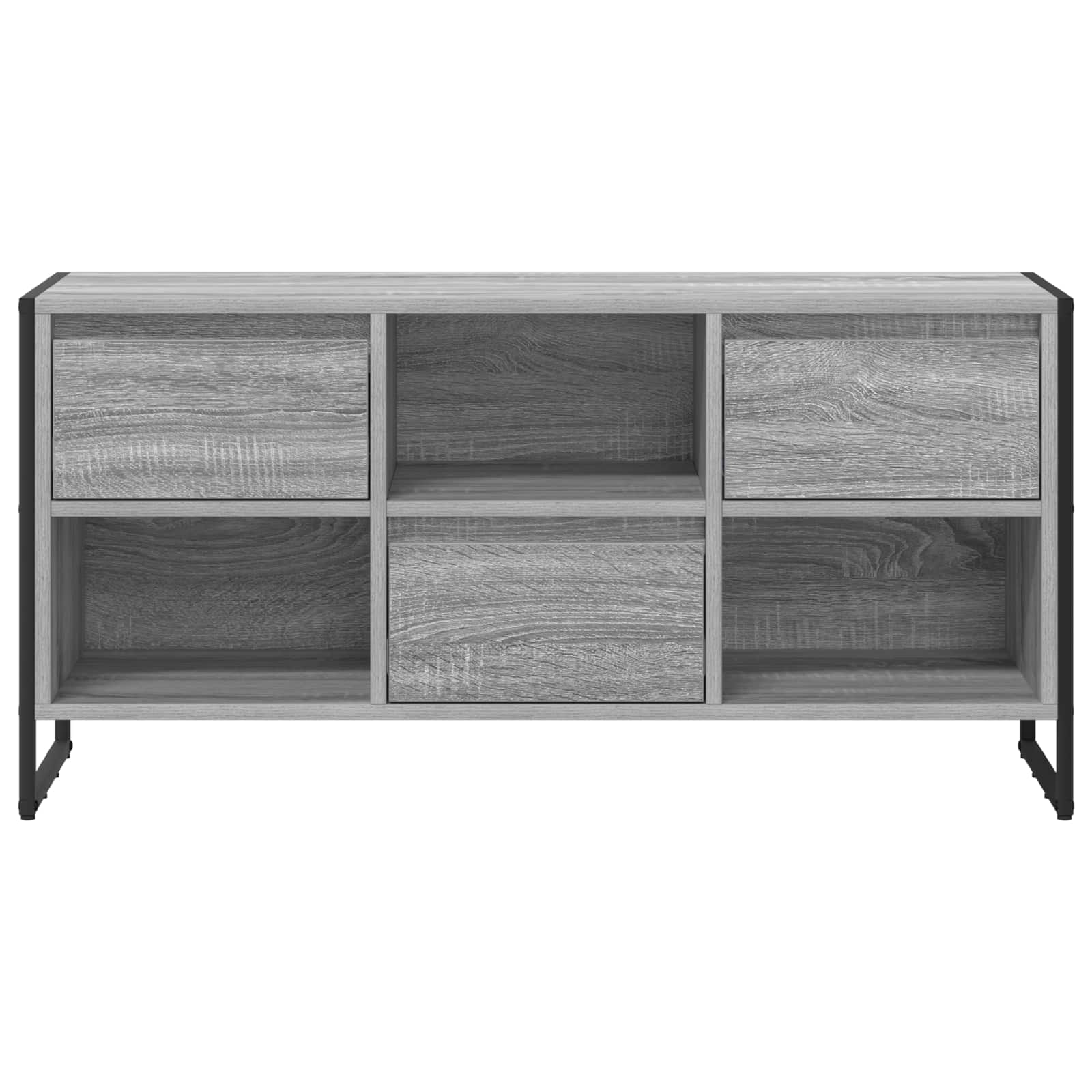Cabinet TV Gri Sonoma 100 x 36 x 49,5 cm Lemn compozit — imaginea 6