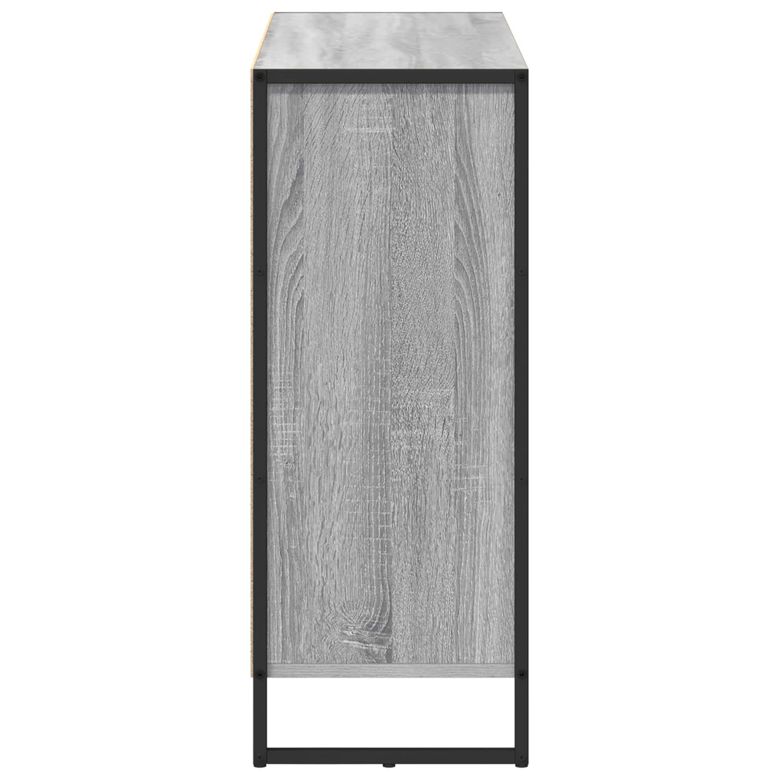 Dulap lateral Gri Sonoma 96,5 x 30 x 75 cm Lemn compozit — imaginea 7