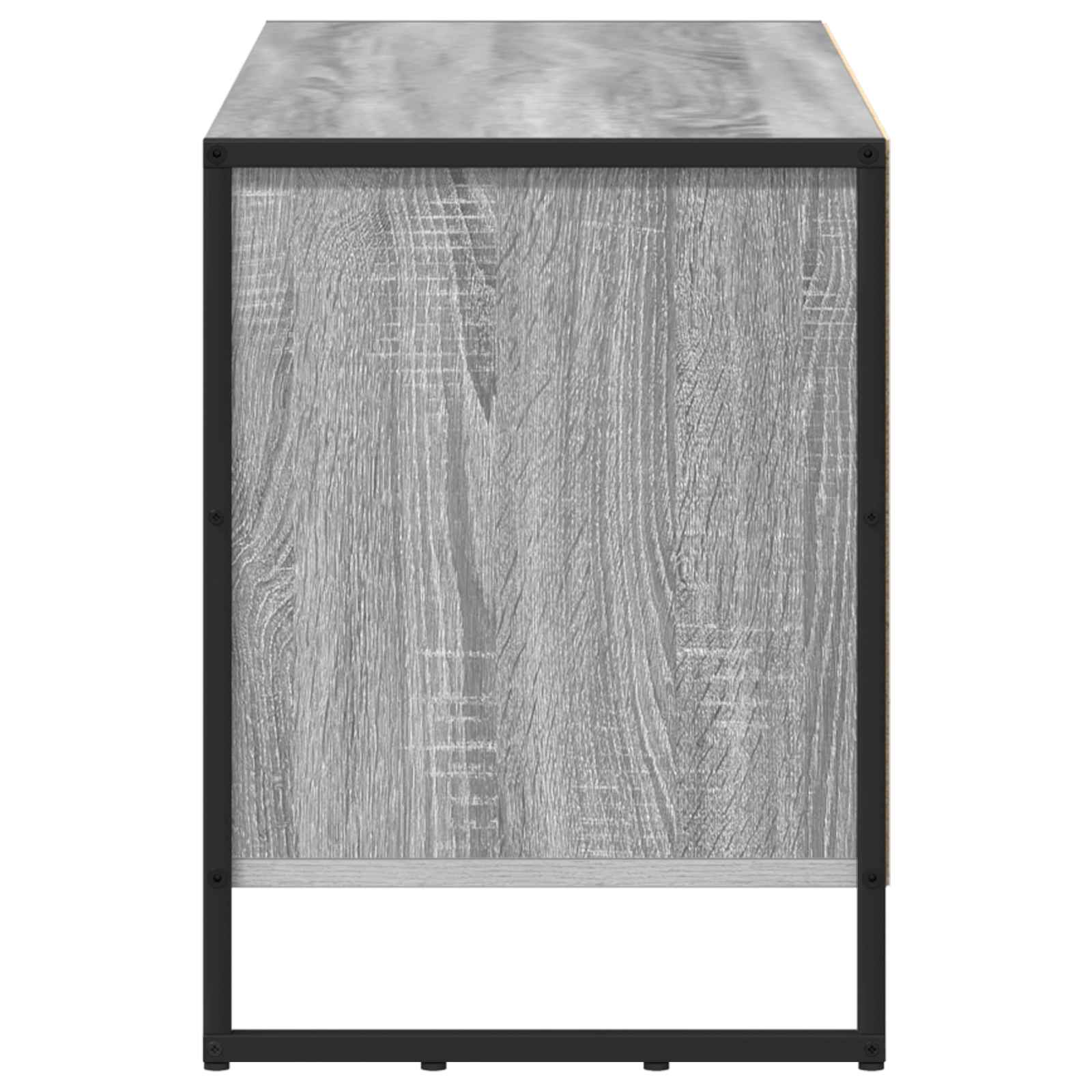 Cabinet TV Gri Sonoma 100 x 36 x 49,5 cm Lemn compozit — imaginea 7