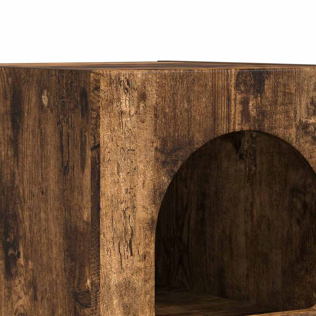 Noptiera Stejar fumuriu 29.5 x 35 x 50 cm Lemn compozit — imaginea 8