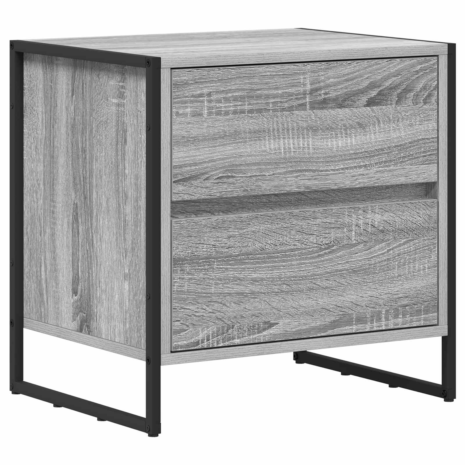 Noptiera 2 pcs Gri Sonoma 50 x 39.5 x 50 cm Lemn compozit — imaginea 5