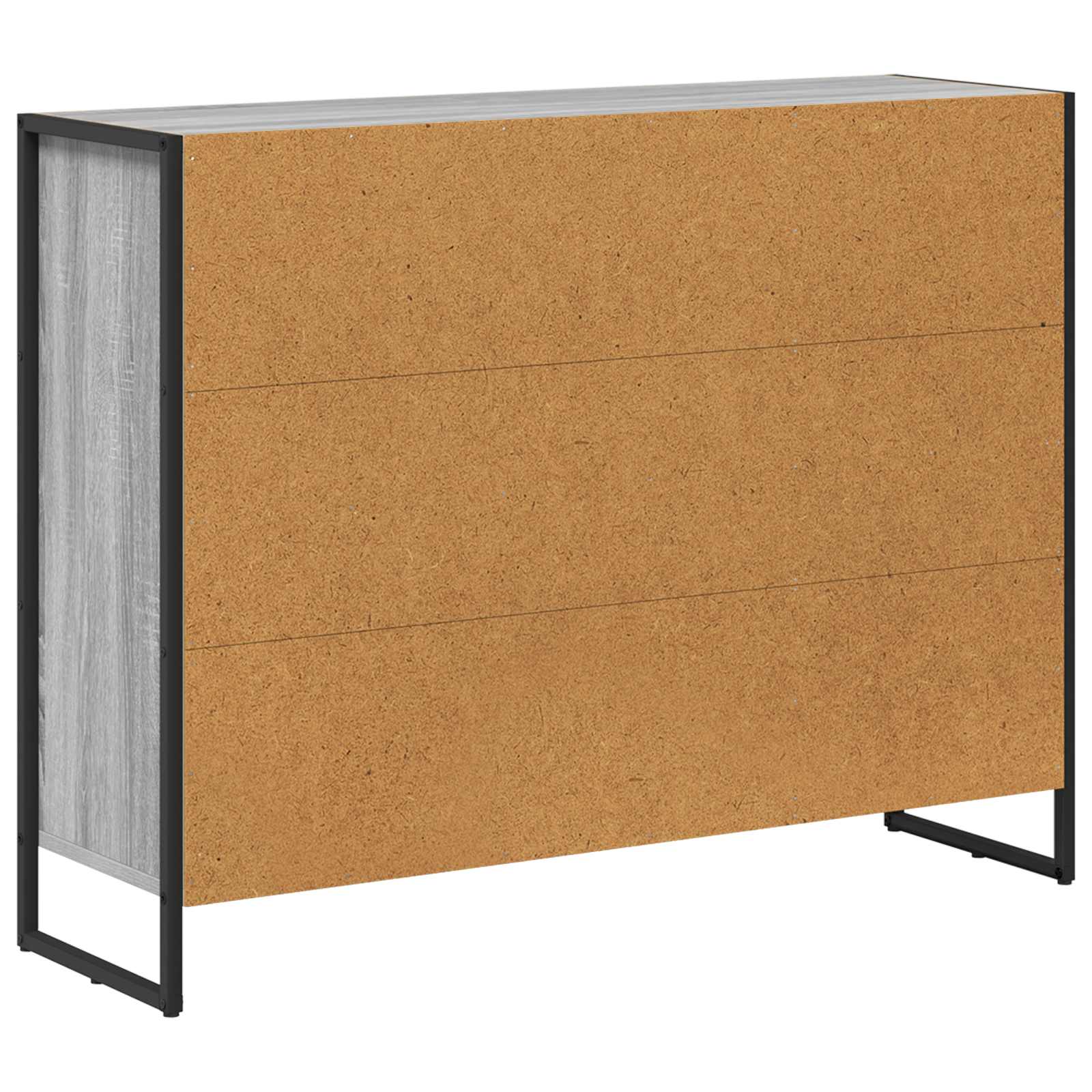 Dulap lateral Gri Sonoma 96,5 x 30 x 75 cm Lemn compozit — imaginea 8