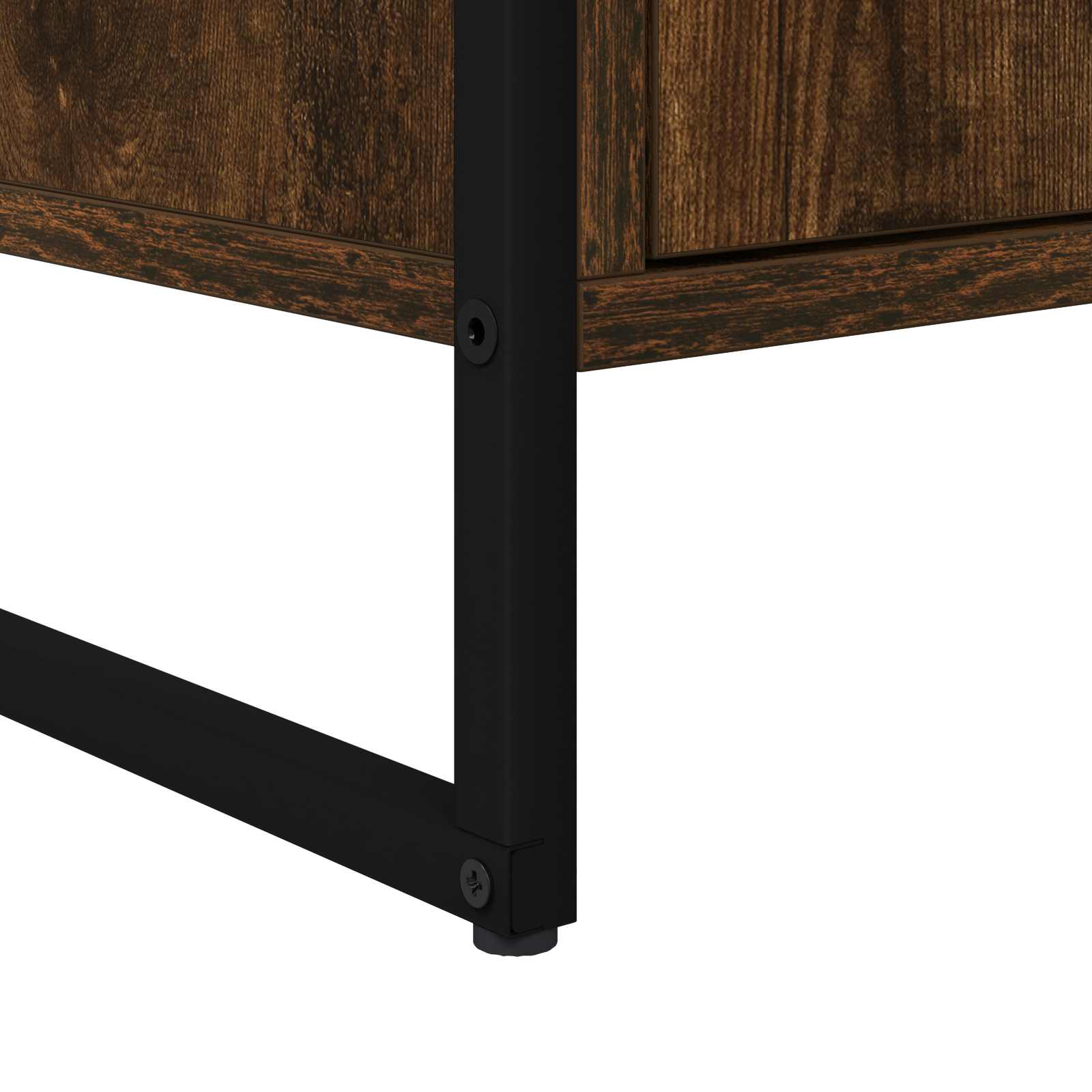 Cabinet TV Stejar fumuriu 140 x 36 x 49.5 cm Lemn compozit — imaginea 10