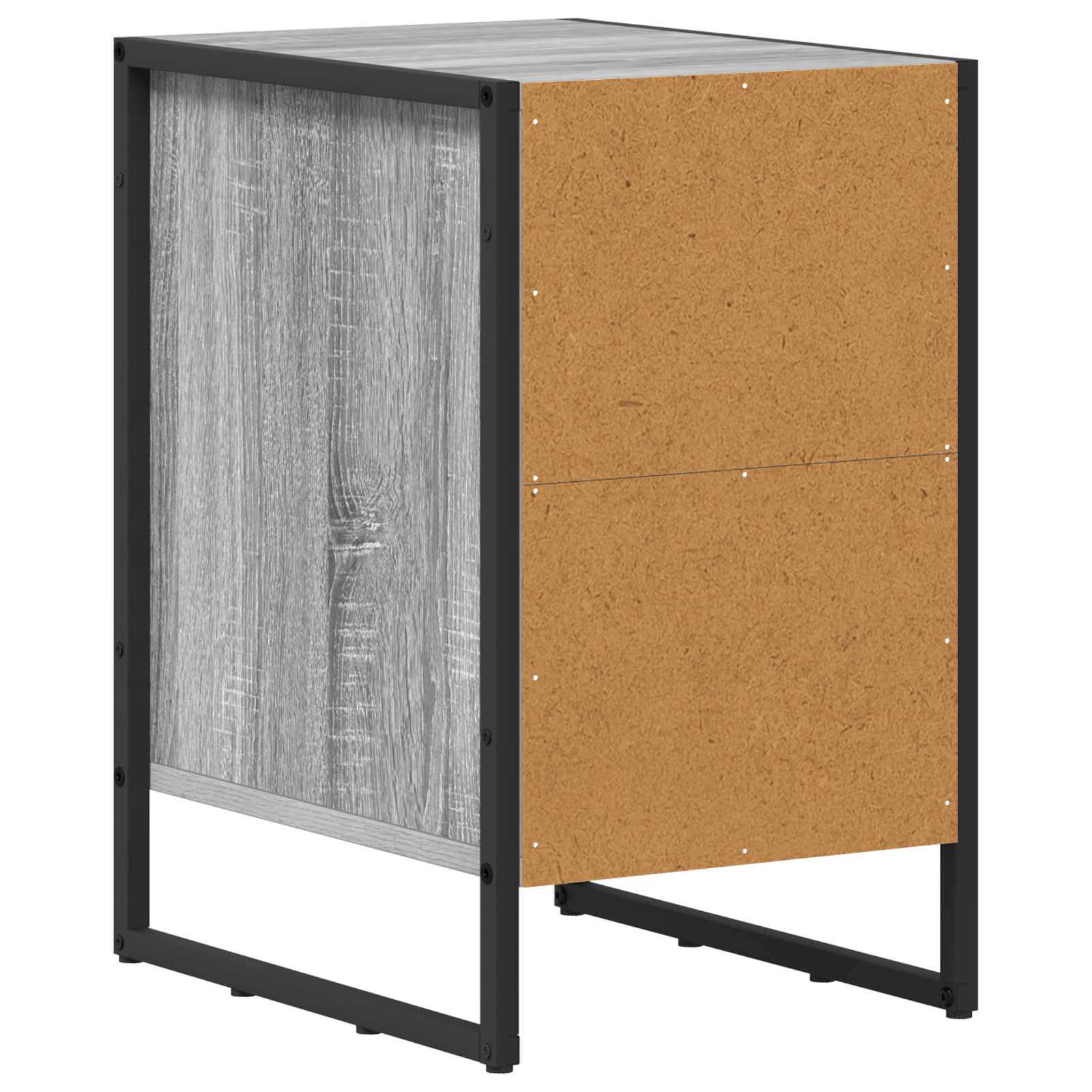 Noptiera 2 pcs Gri Sonoma 39.5 x 30 x 50 cm Lemn compozit — imaginea 8