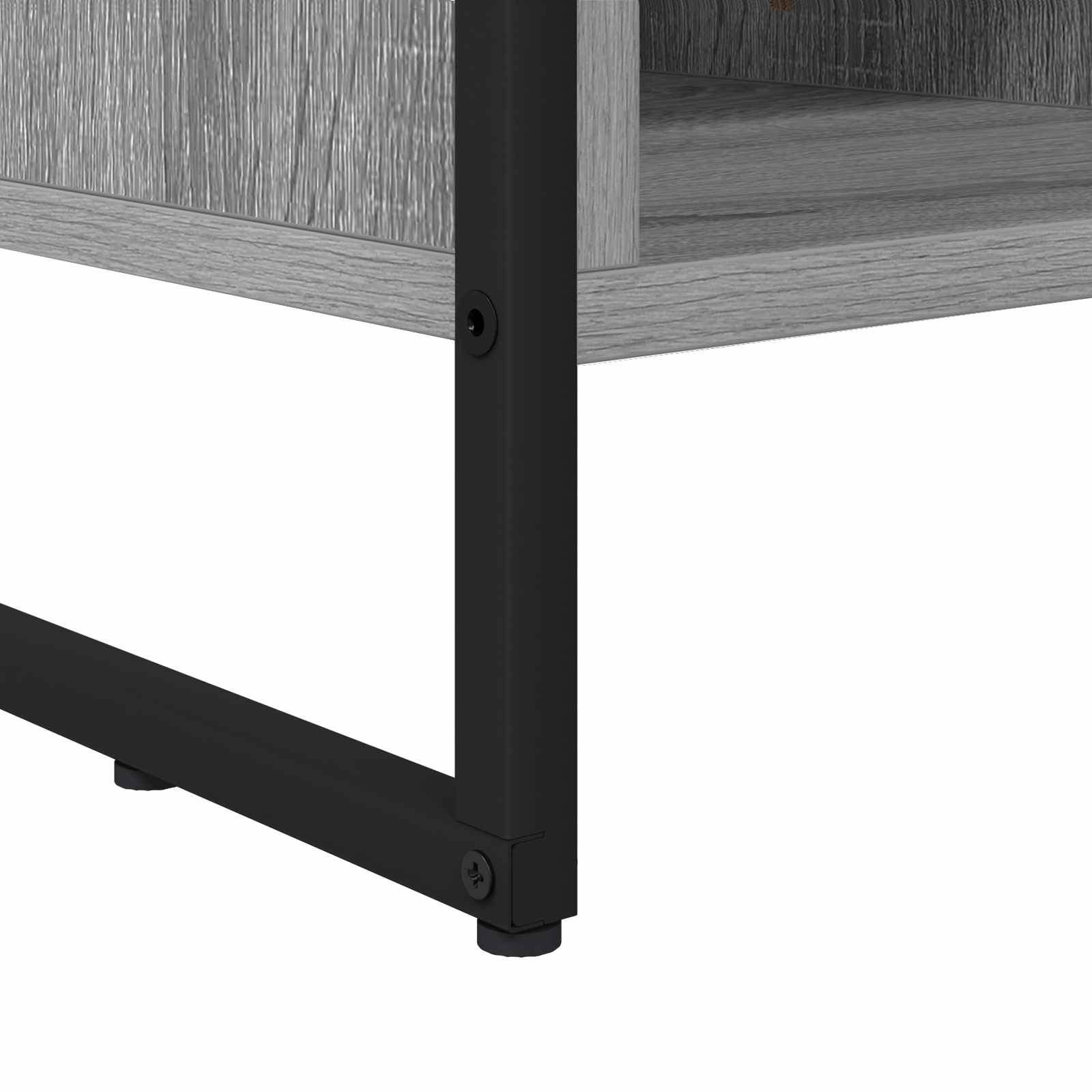Cabinet TV Gri Sonoma 100 x 36 x 49,5 cm Lemn compozit — imaginea 10
