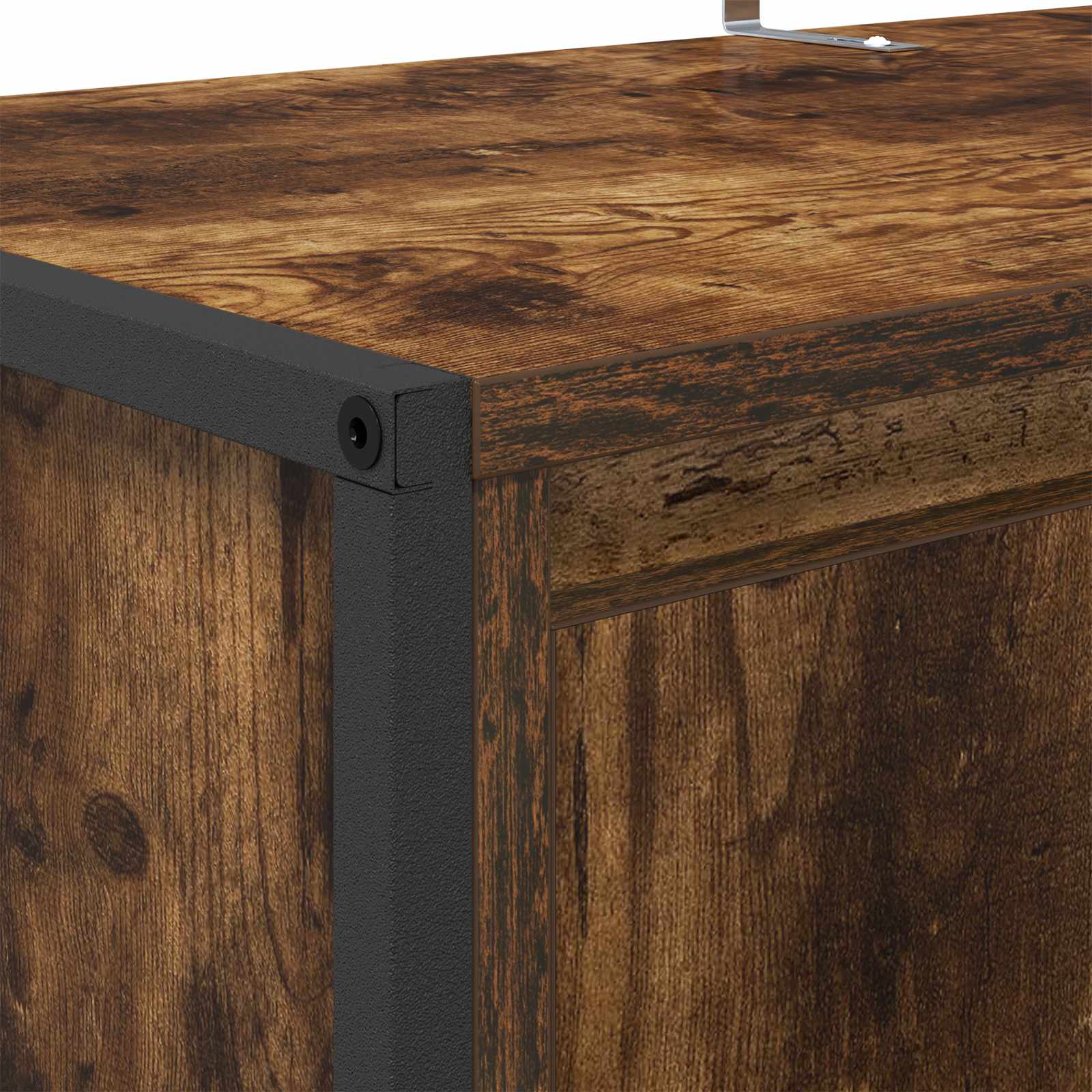 Dulap pentru pantofi cu usa Stejar fumuriu 79 x 36 x 100 cm — imaginea 9