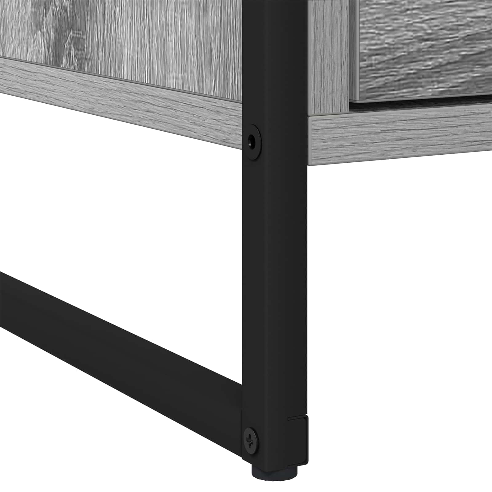Noptiera cu sertar Gri Sonoma 50 x 39,5 x 50 cm Lemn compozit — imaginea 9