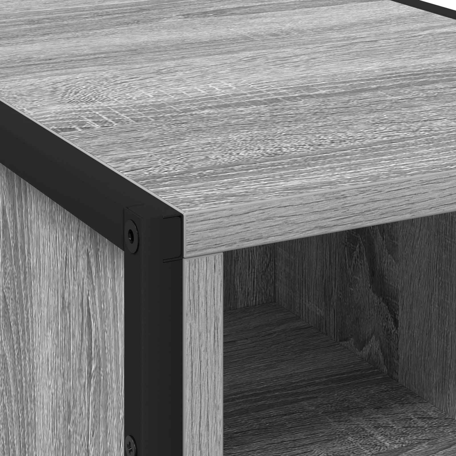 Noptiera 2 pcs Gri Sonoma 39.5 x 30 x 50 cm Lemn compozit — imaginea 9