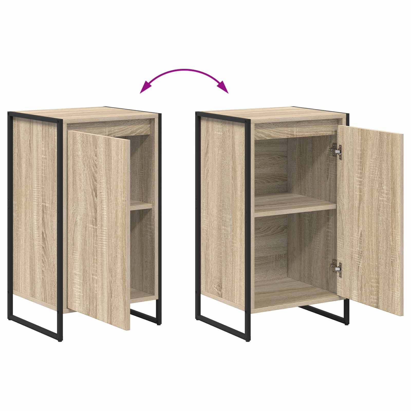 Bufet Sonoma 43 x 36 x 75,5 cm Lemn compozit — imaginea 11