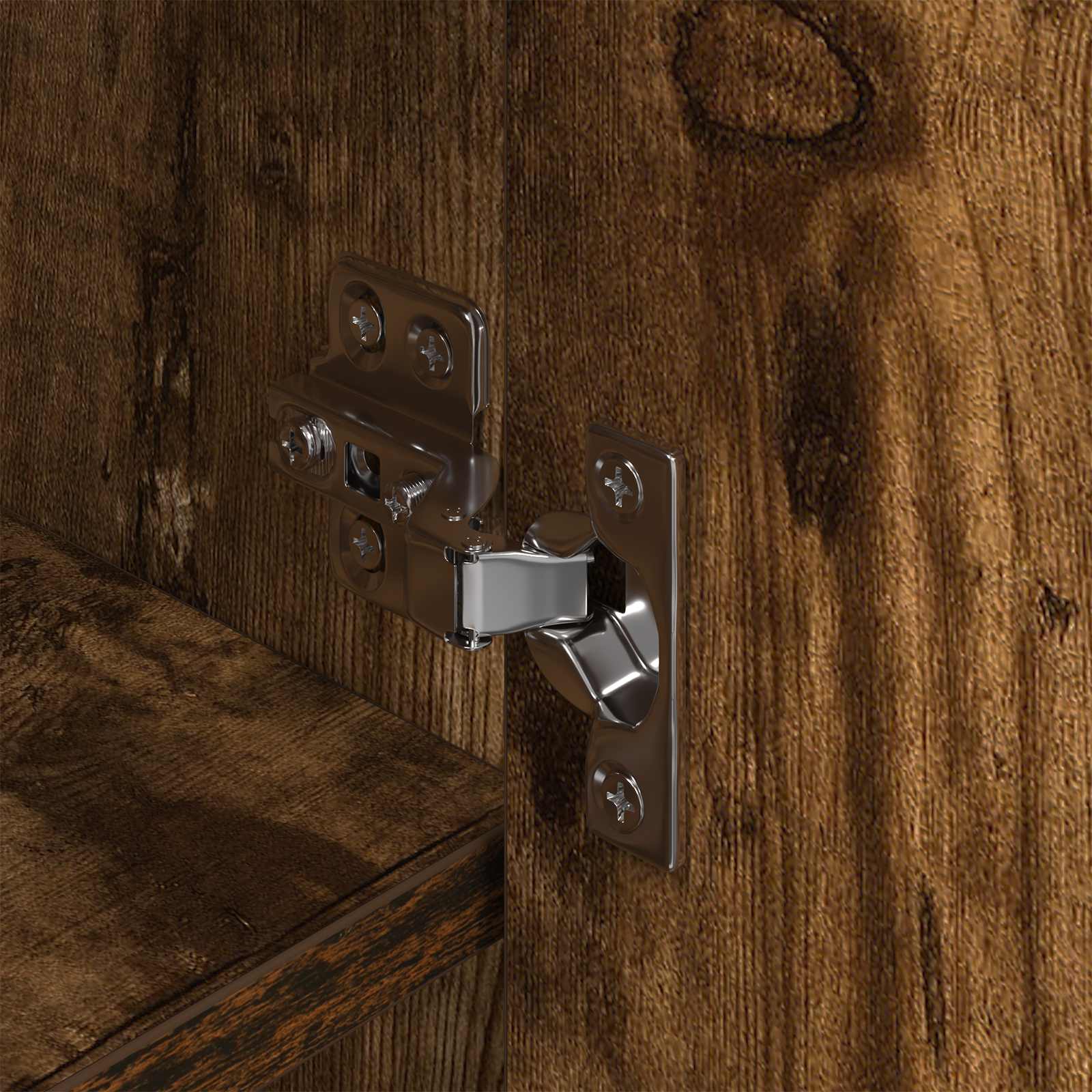 Dulap pentru pantofi cu usa Stejar fumuriu 79 x 36 x 100 cm — imaginea 11