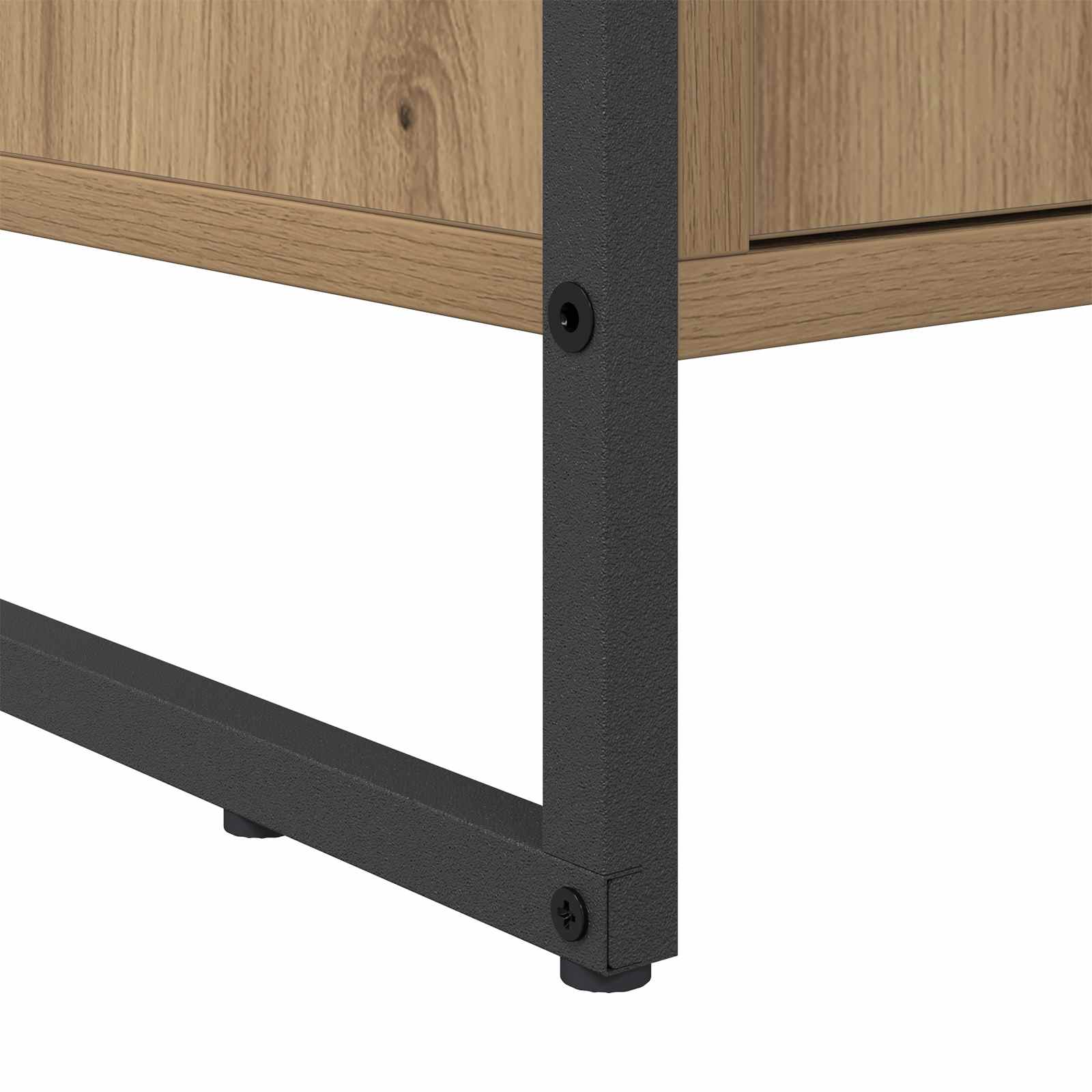 Dulap pentru pantofi cu usa Stejar artizanal 79 x 36 x 100 cm — imaginea 10