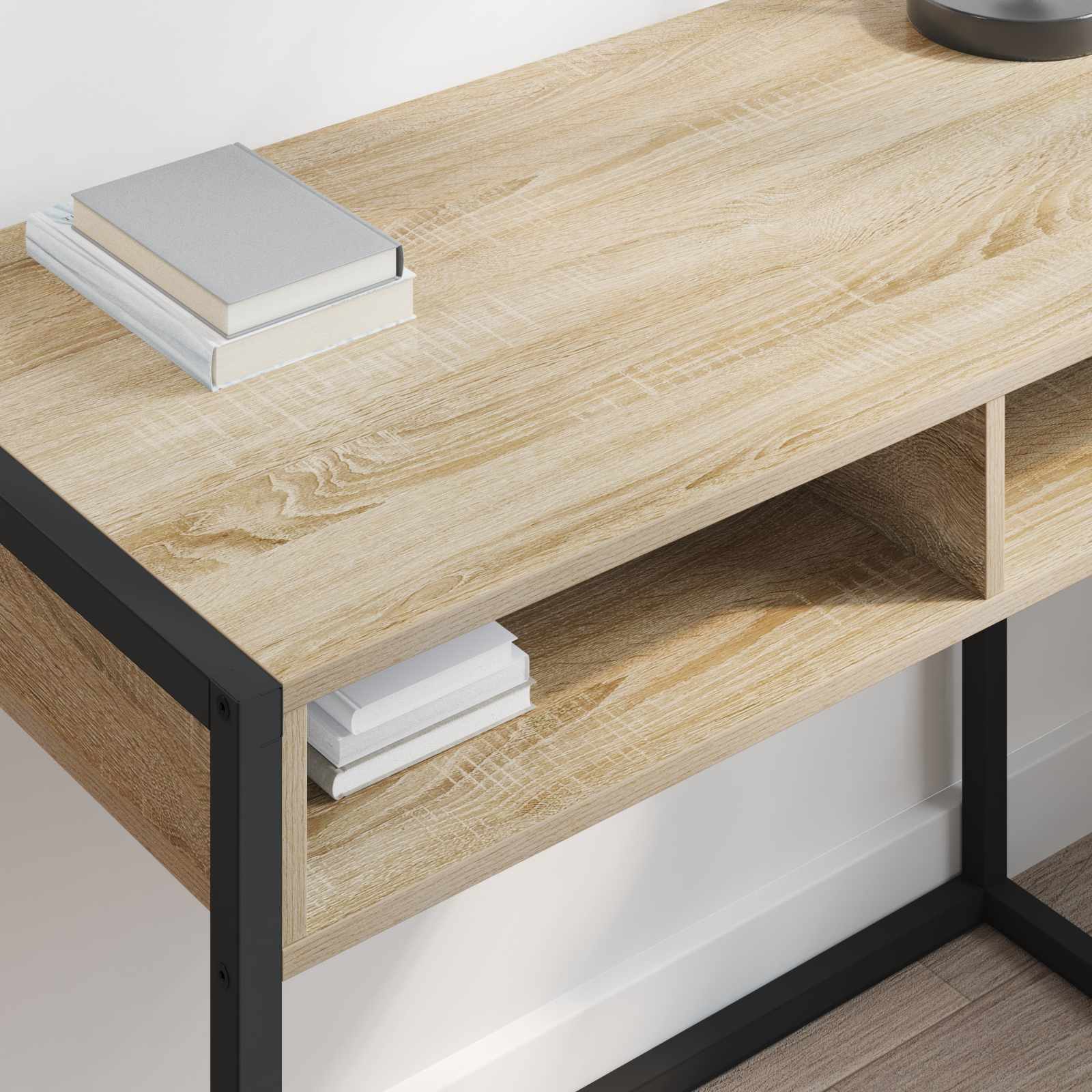 Birou cu depozitare Sonoma 100 x 50 x 75 cm Lemn compozit — imaginea 4