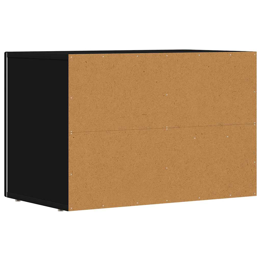 Cabinet TV Negru 60 x 35 x 40 cm Lemn compozit — imaginea 8