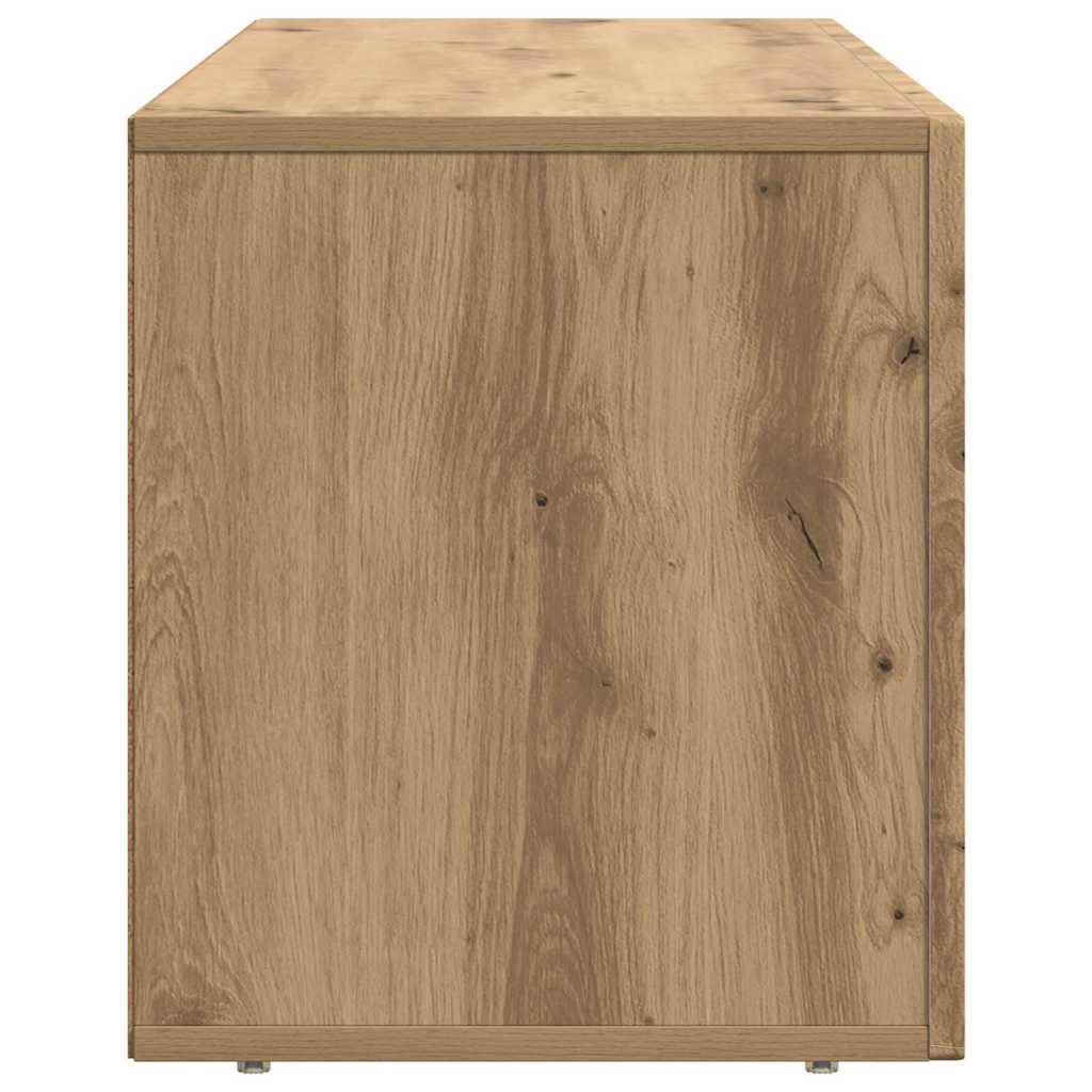 Cabinet TV Stejar Artizanal 100 x 35 x 40 cm Lemn compozit — imaginea 7