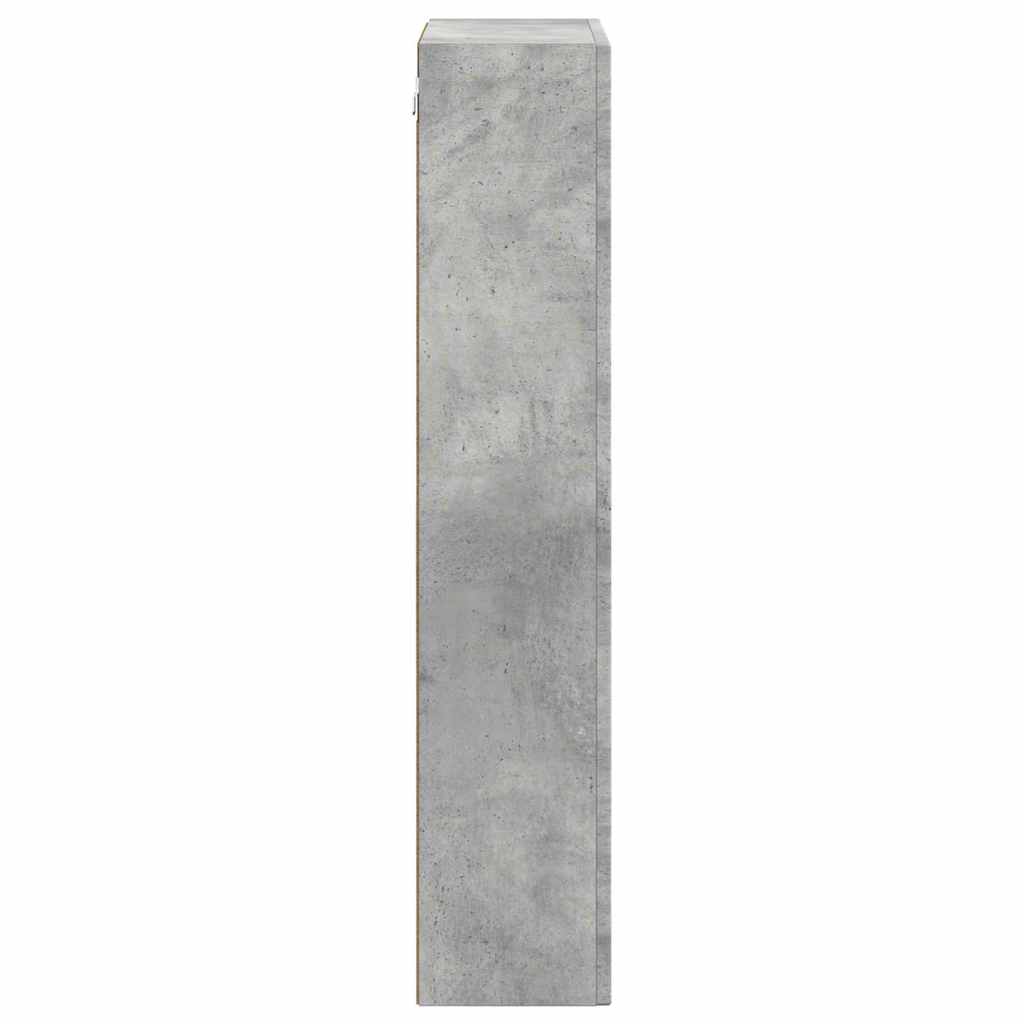 Dulap suspendat Gri din beton 59 x 20 x 100 cm Lemn compozit — imaginea 7