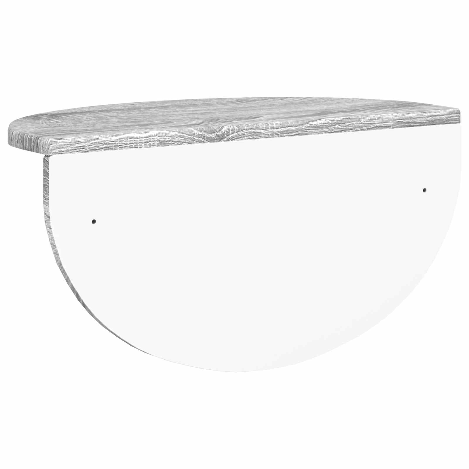 Raft de perete Gri Sonoma 38 x 19 x 19 cm Lemn compozit — imaginea 7