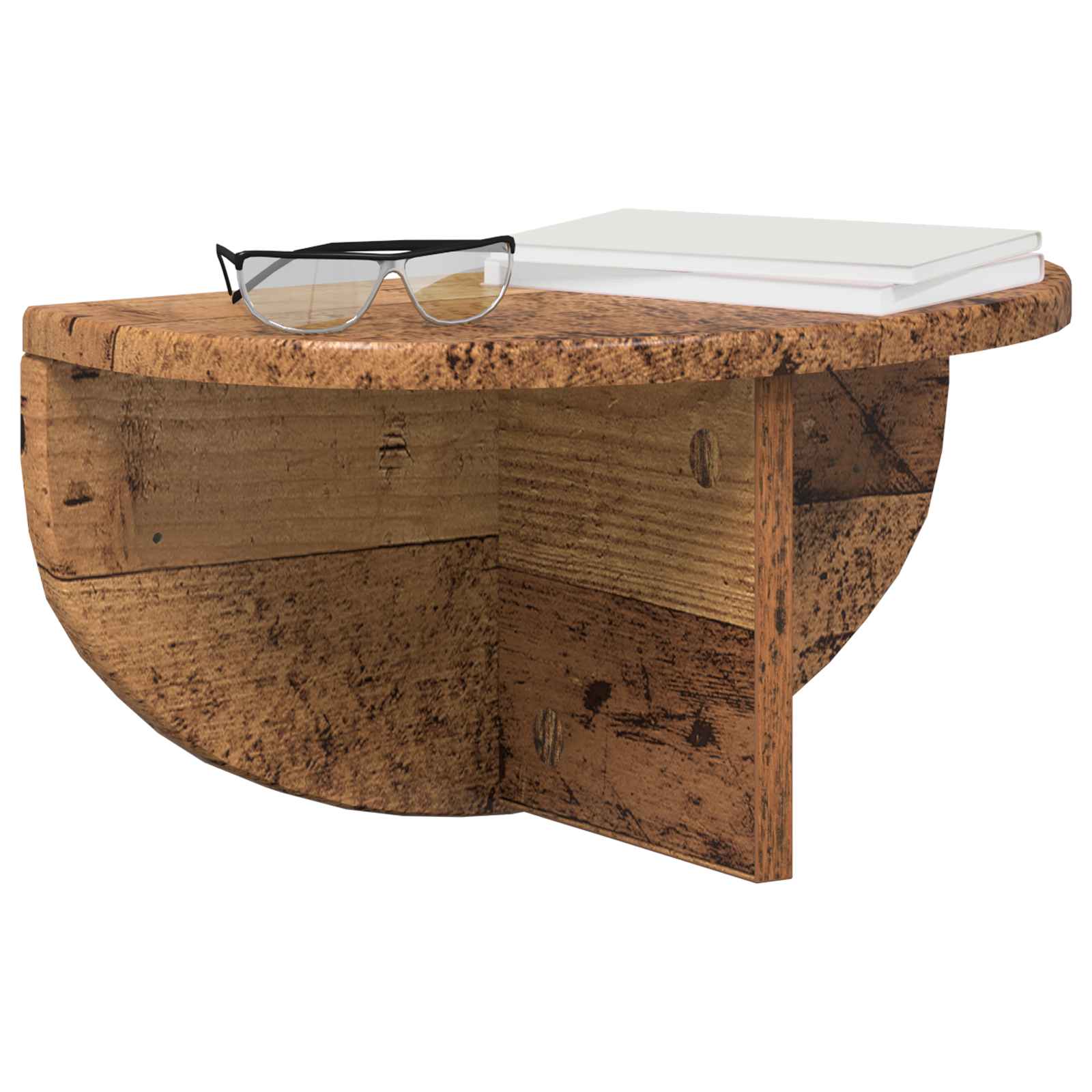 Raft de perete Lemn vechi 38 x 19 x 19 cm Lemn compozit — imaginea 3