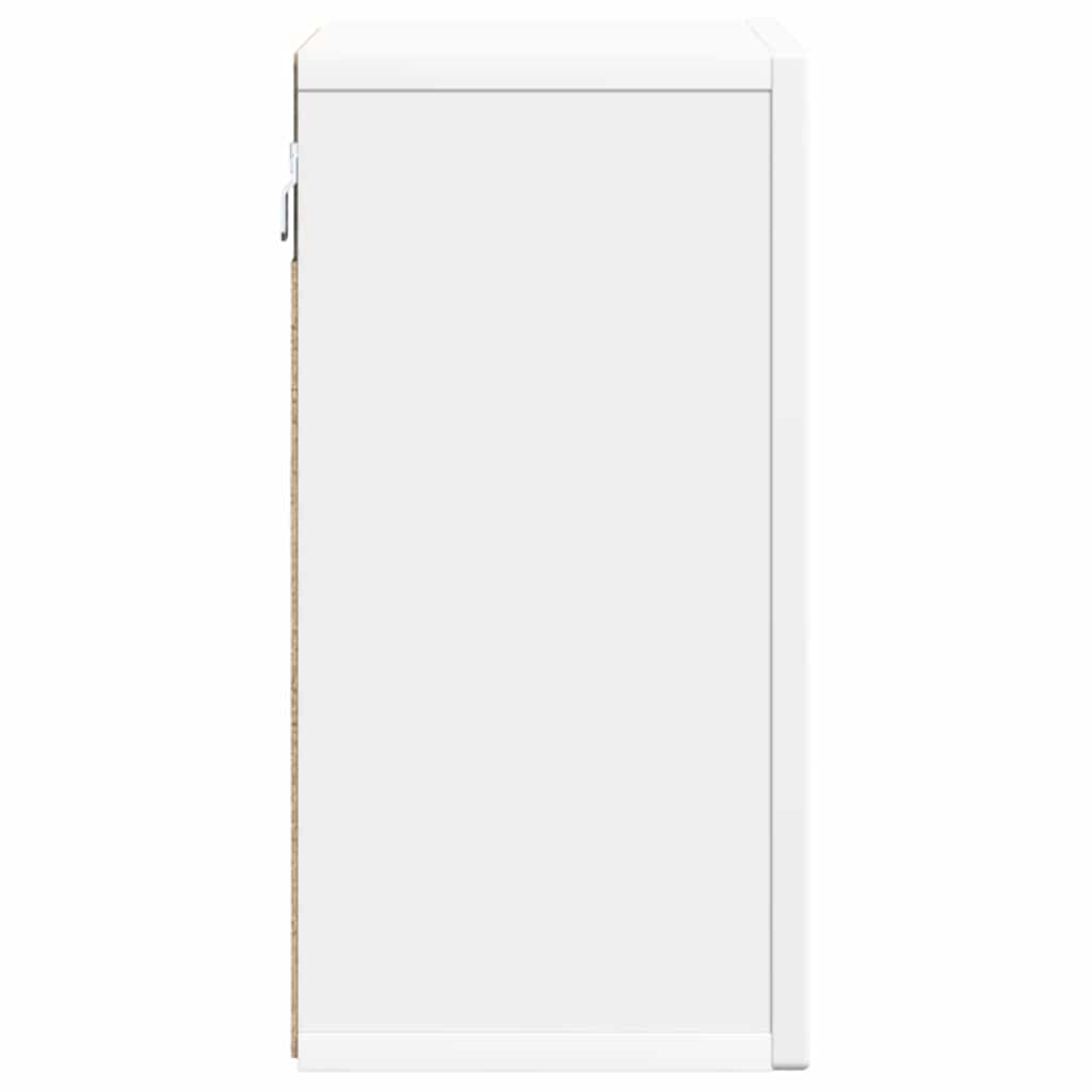 Dulap suspendat cu raft Alb 60 x 20 x 40 cm Lemn compozit — imaginea 8