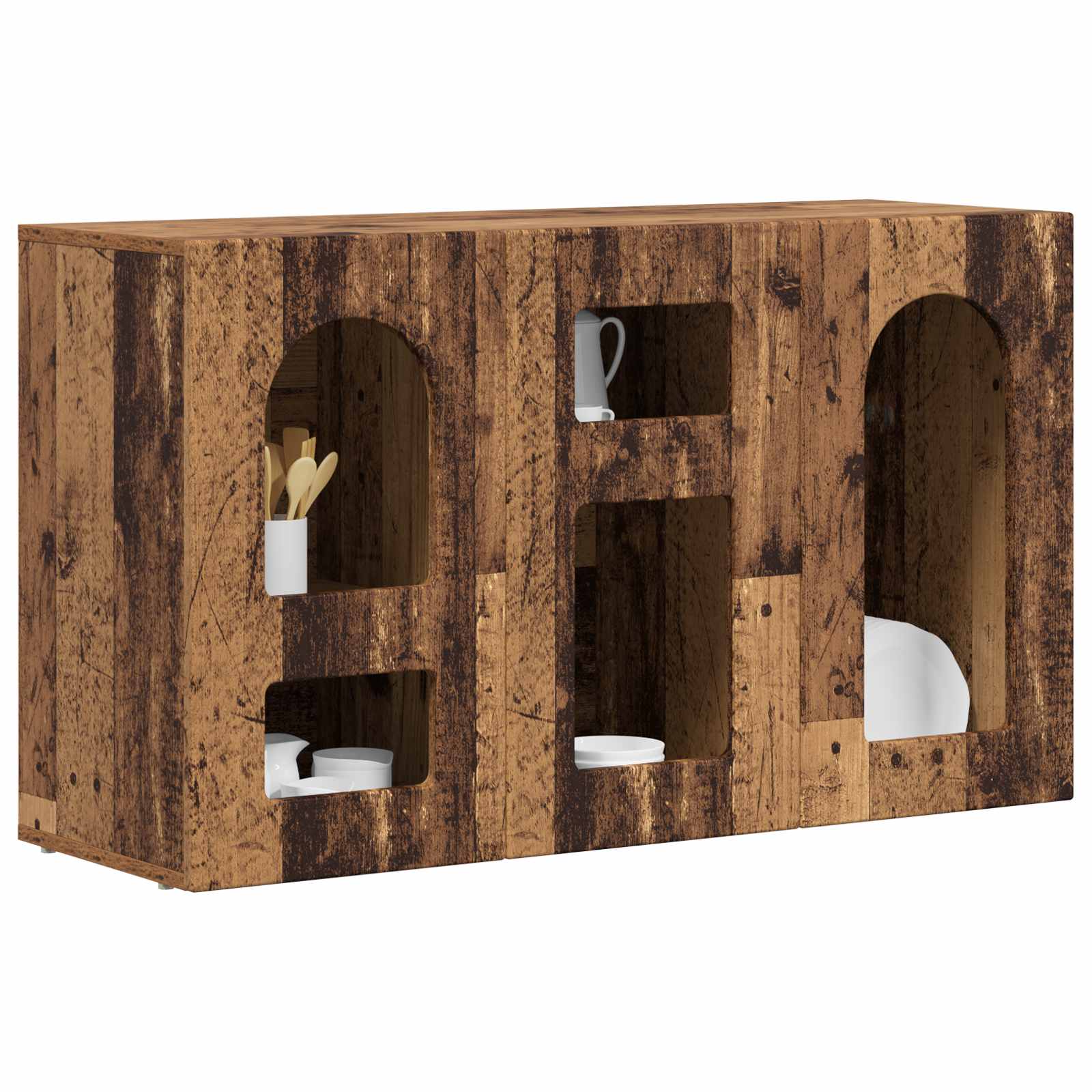 Bufet Lemn vechi 100 x 35 x 59 cm Lemn compozit — imaginea 3