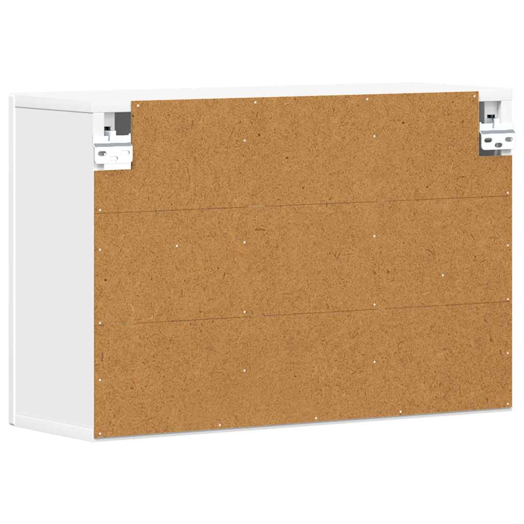 Dulap suspendat cu raft Alb 60 x 20 x 40 cm Lemn compozit — imaginea 9