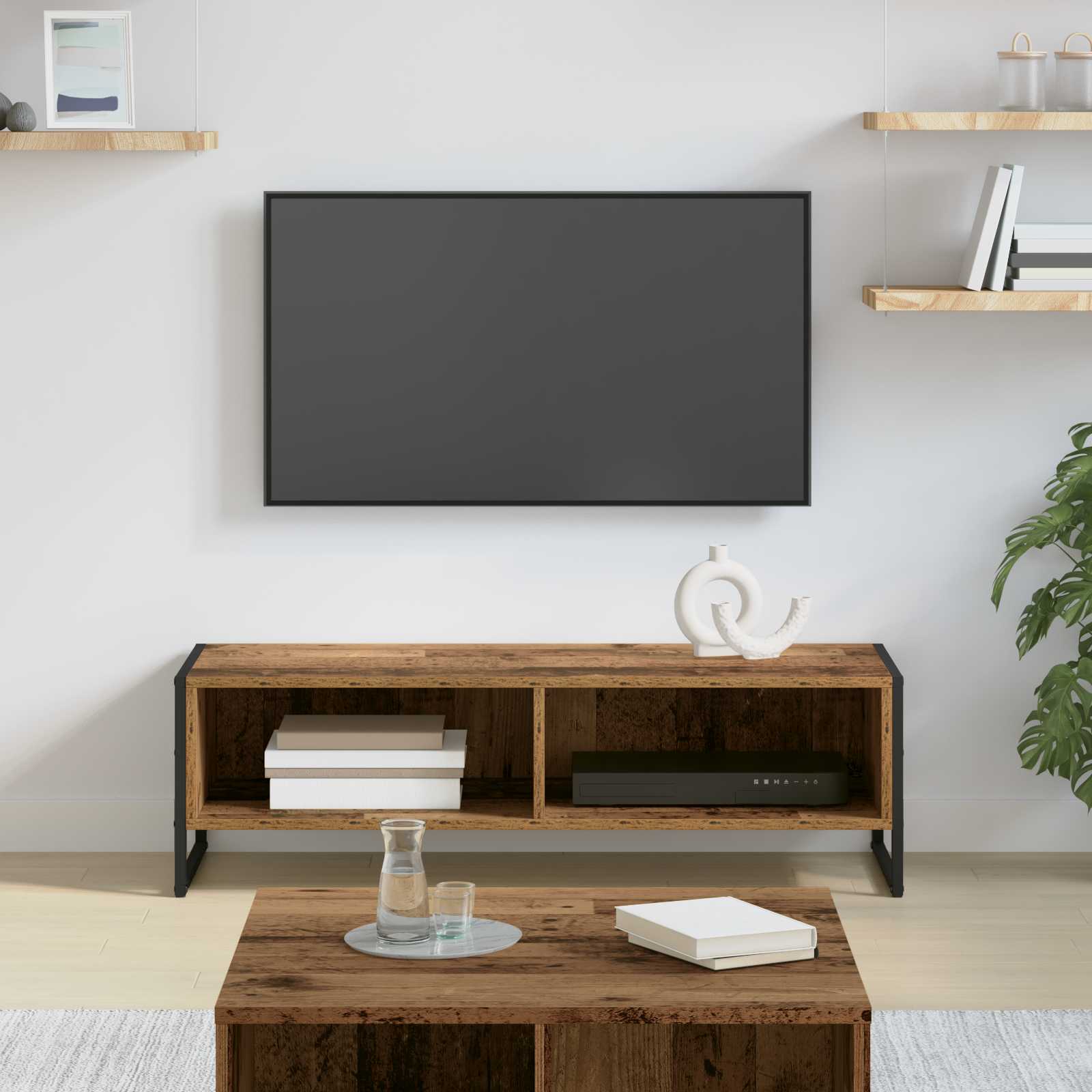 Cabinet TV Lemn Vechi 100 x 36.5 x 30.5 cm Lemn compozit — imaginea 2