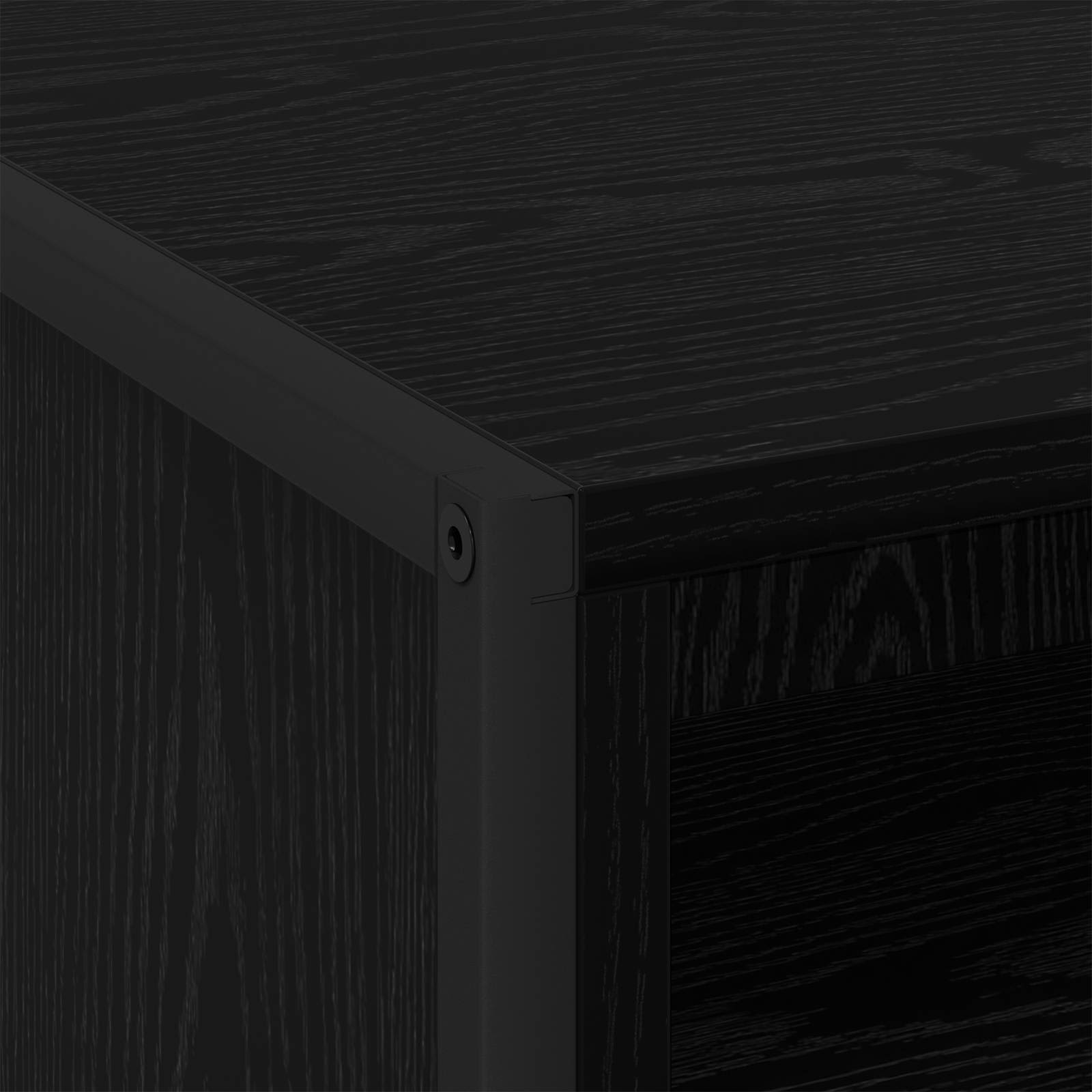 Noptiera 2 pcs Stejar Negru 50 x 39,5 x 50 cm Lemn compozit — imaginea 9
