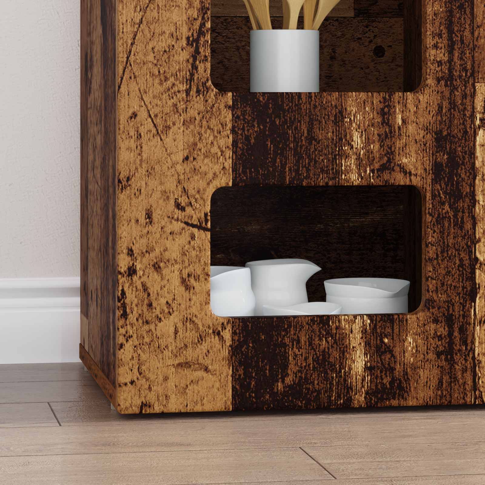 Bufet Lemn vechi 100 x 35 x 59 cm Lemn compozit — imaginea 5