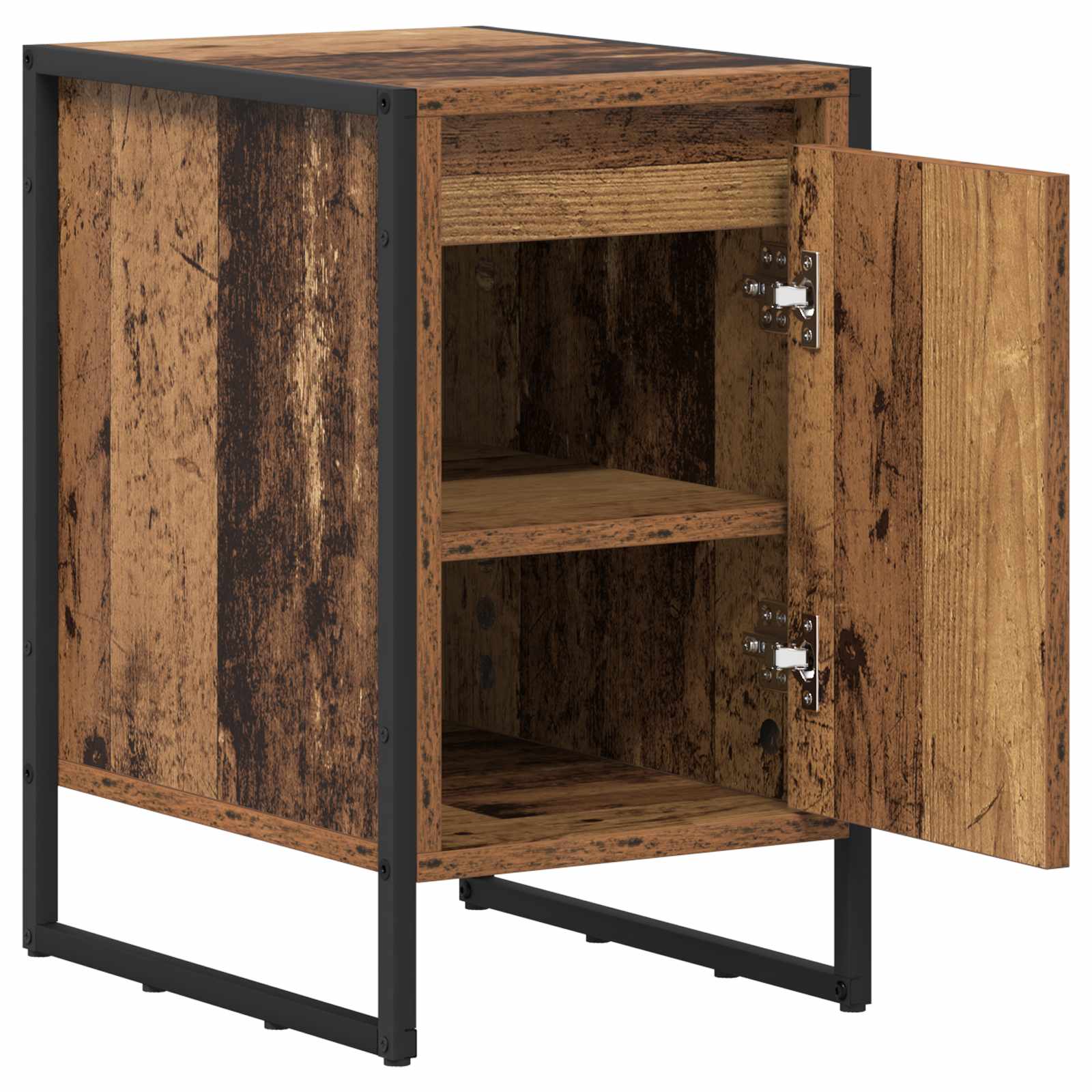 Noptiera 2 pcs Lemn Vechi 39,5 x 30 x 50 cm Lemn compozit — imaginea 6