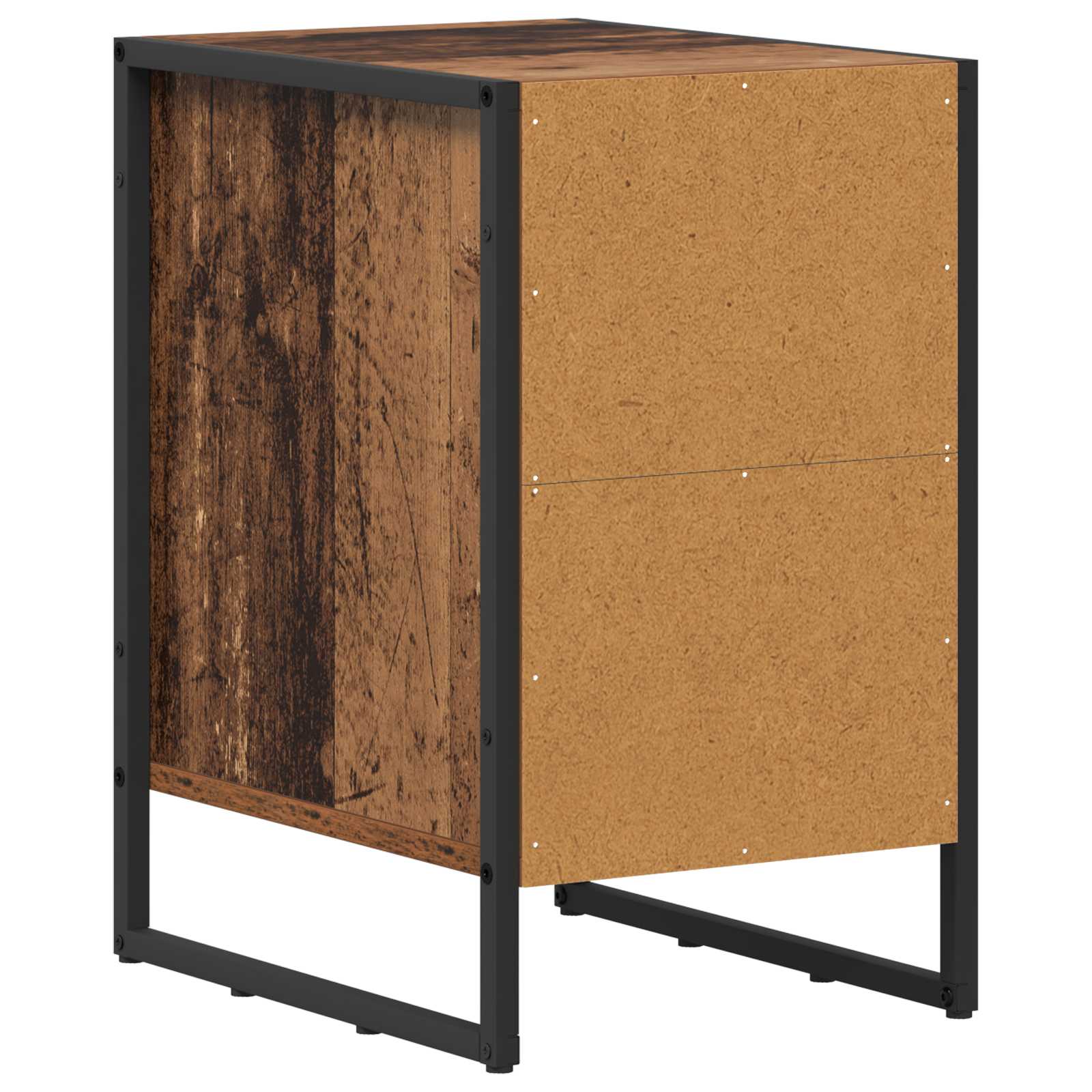 Noptiera 2 pcs Lemn Vechi 39,5 x 30 x 50 cm Lemn compozit — imaginea 9