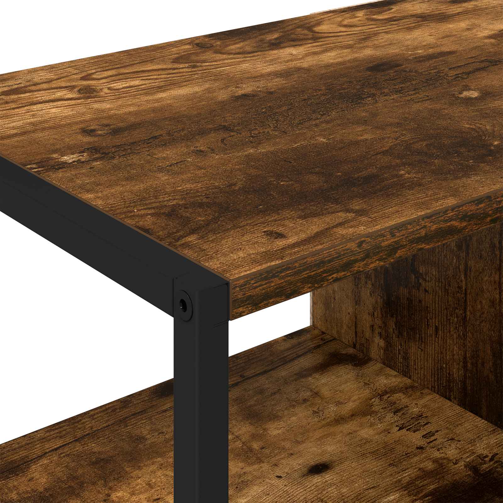 Dulap lateral Stejar fumuriu 96.5 x 30 x 75 cm Lemn compozit — imaginea 9