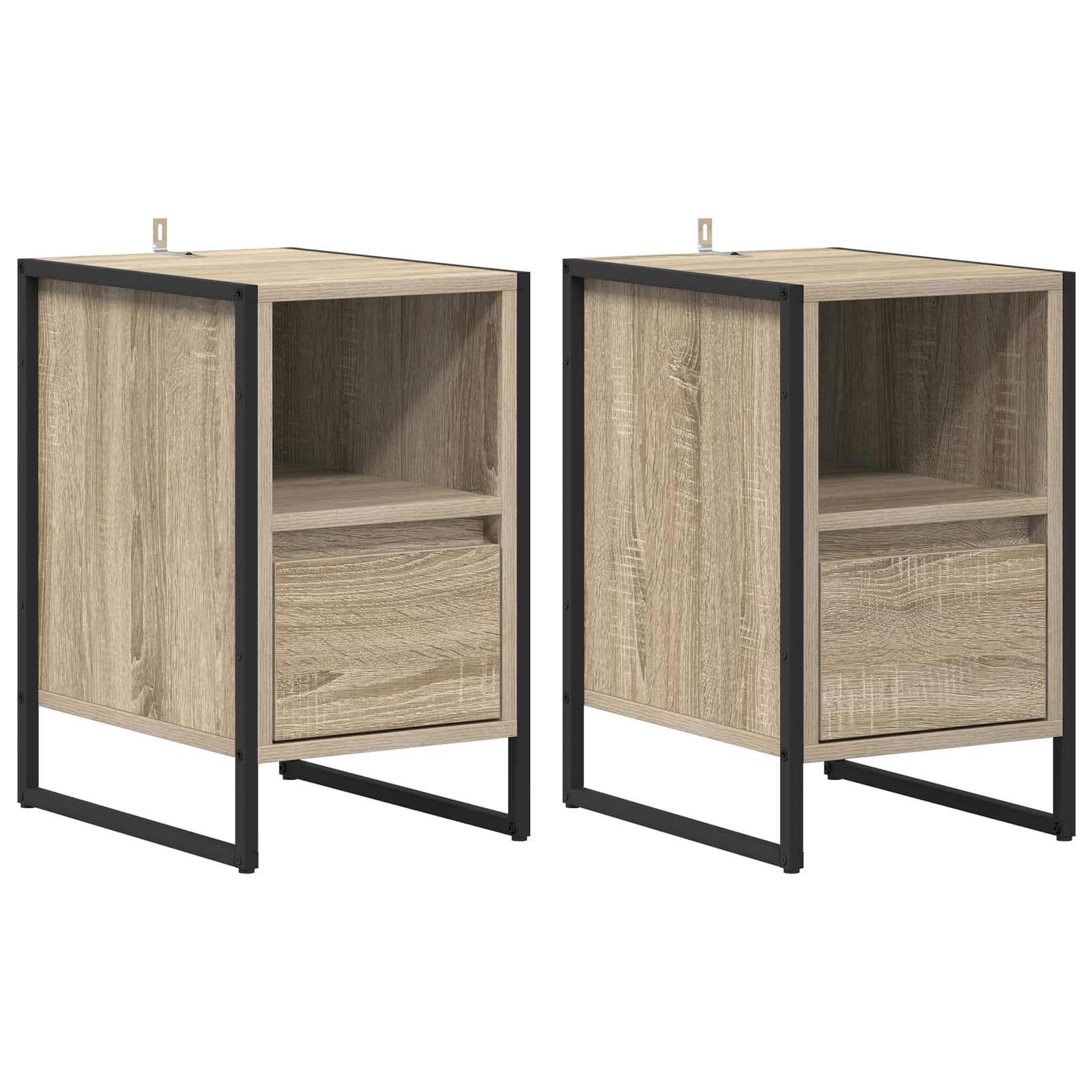 Noptiera cu sertar 2 pcs Sonoma 39,5 x 30 x 50 cm Lemn compozit
