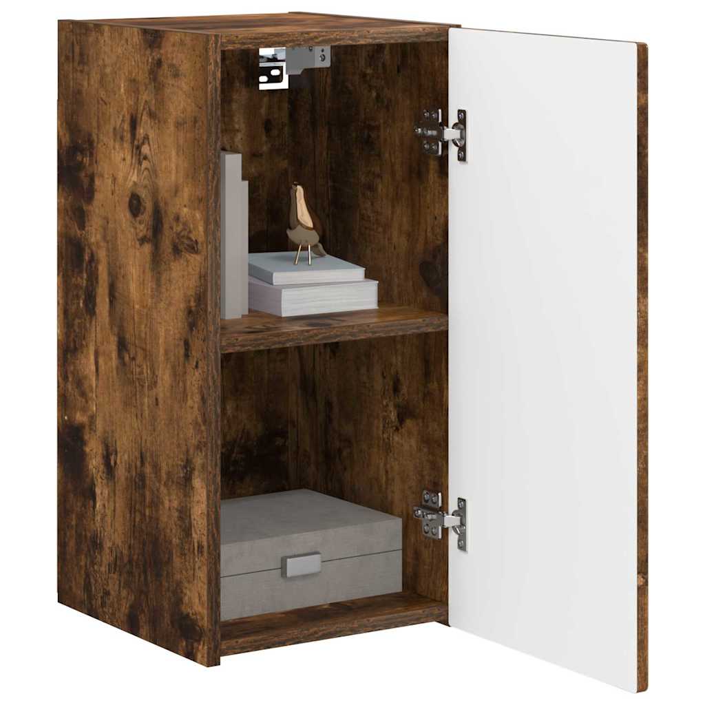 Dulap TV de perete 2 pcs Stejar fumuriu 30 x 31 x 60 cm — imaginea 4