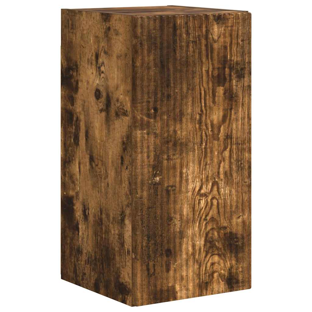 Dulap TV de perete 2 pcs Stejar fumuriu 30 x 31 x 60 cm — imaginea 6