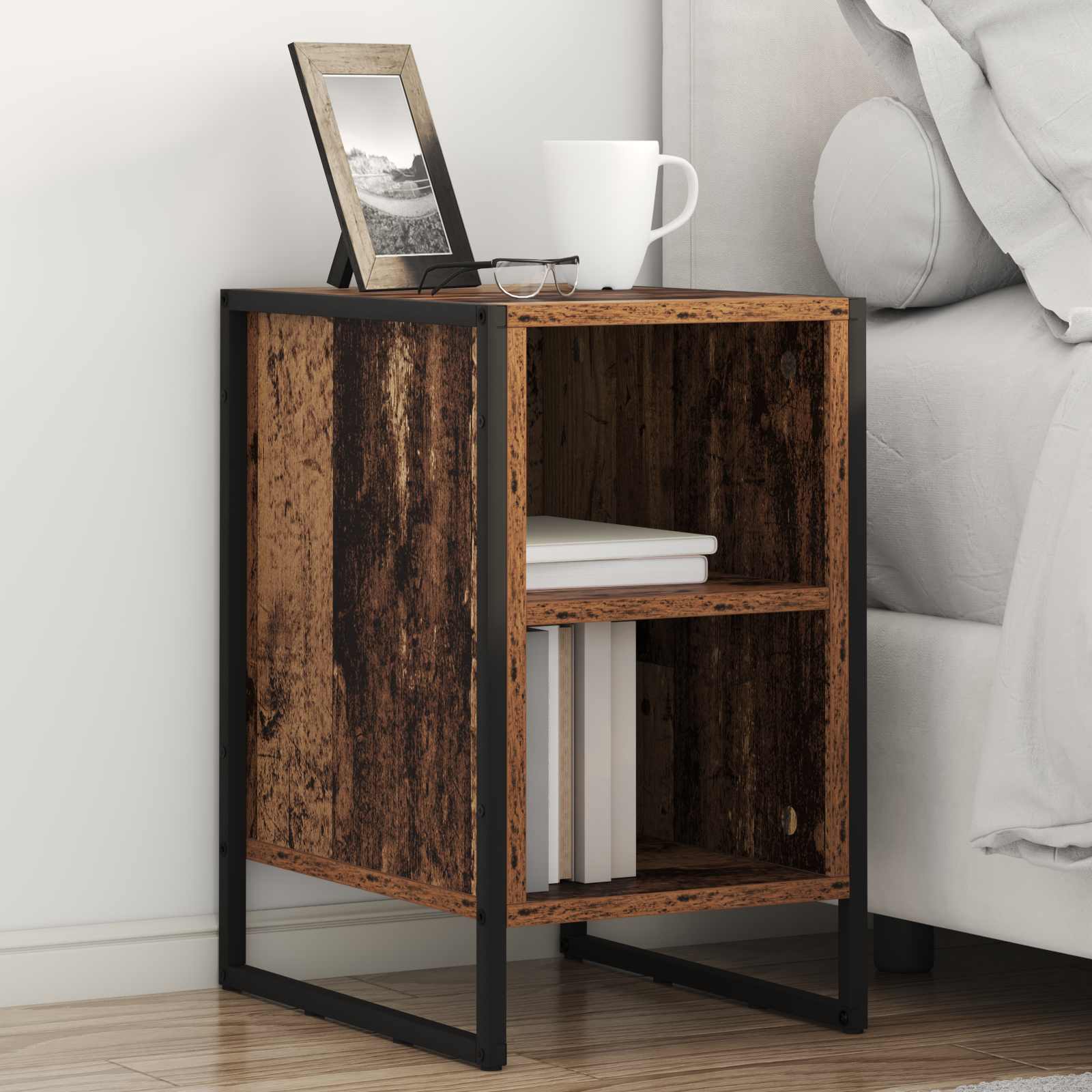 Noptiera Lemn Vechi 39.5 x 30 x 50 cm Lemn compozit — imaginea 2