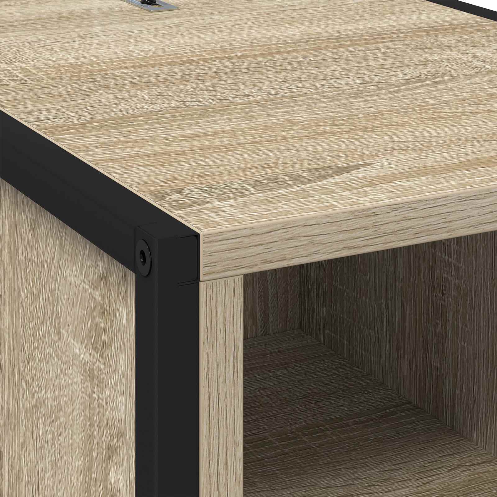 Noptiera cu sertar 2 pcs Sonoma 39,5 x 30 x 50 cm Lemn compozit — imaginea 10