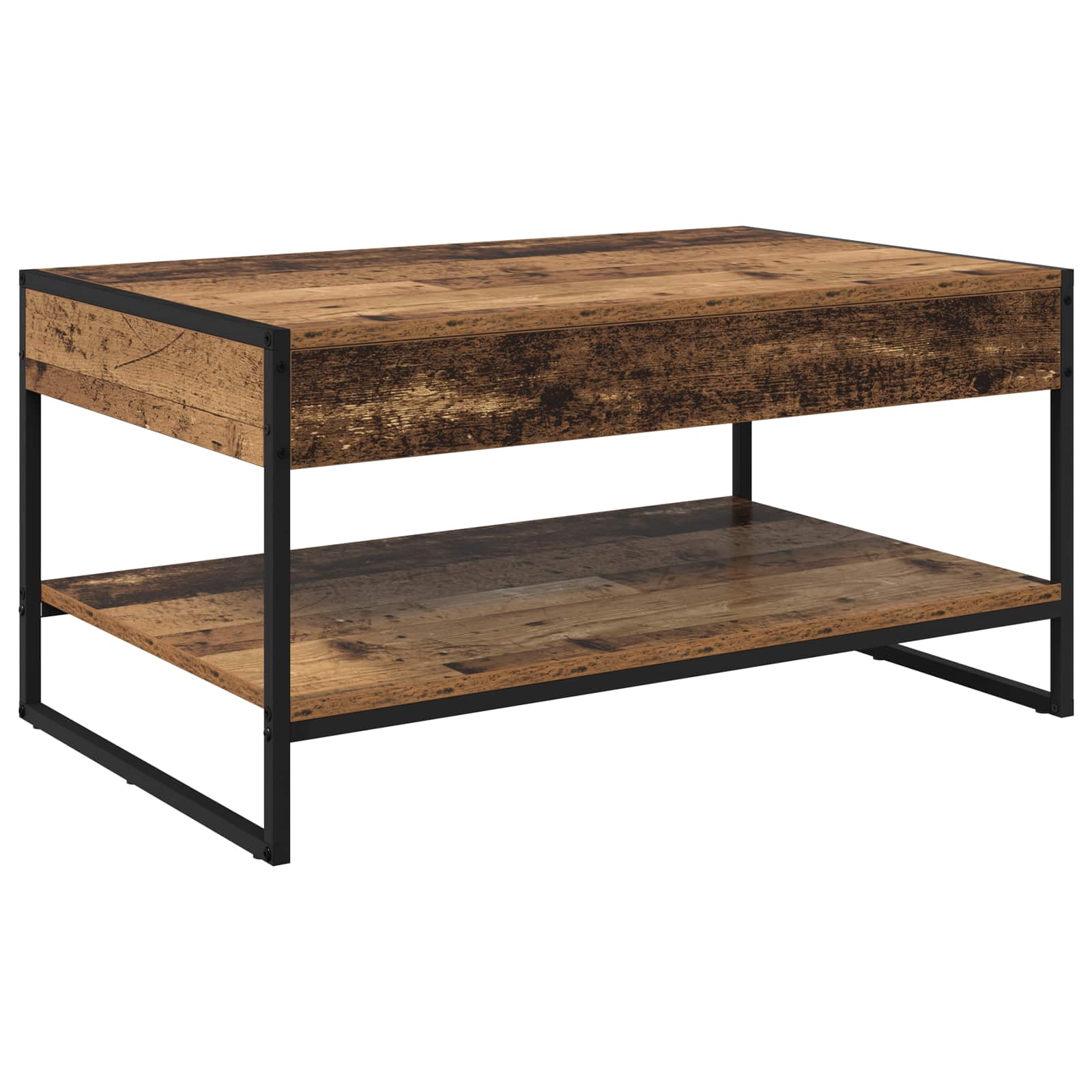 Masa de cafea Lemn Vechi 80 x 50 x 40 cm Lemn compozit — imaginea 7