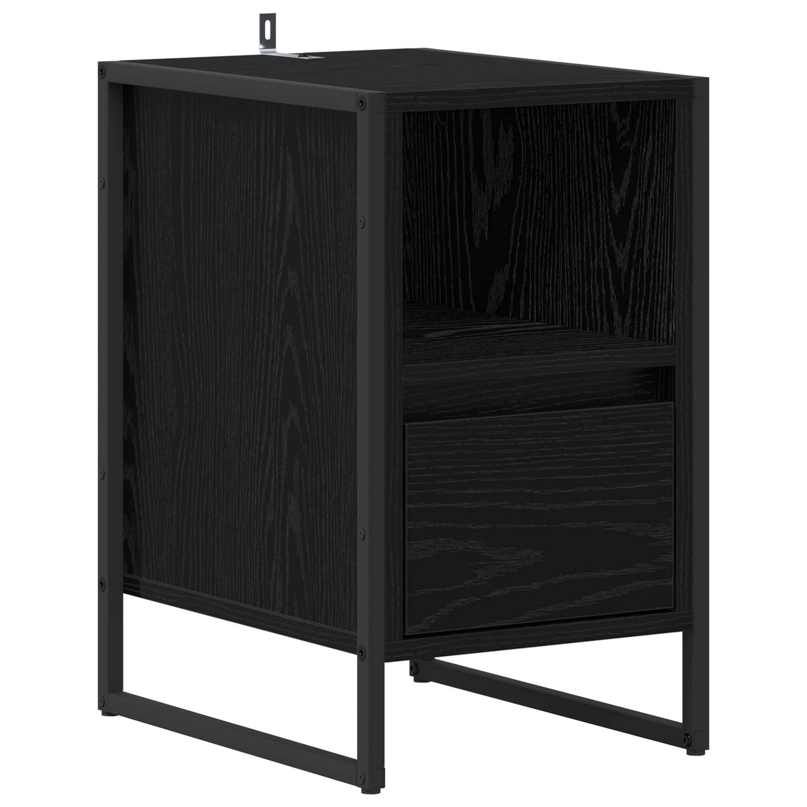 Noptiera 2 pcs Stejar Negru 39,5 x 30 x 50 cm Lemn compozit — imaginea 5