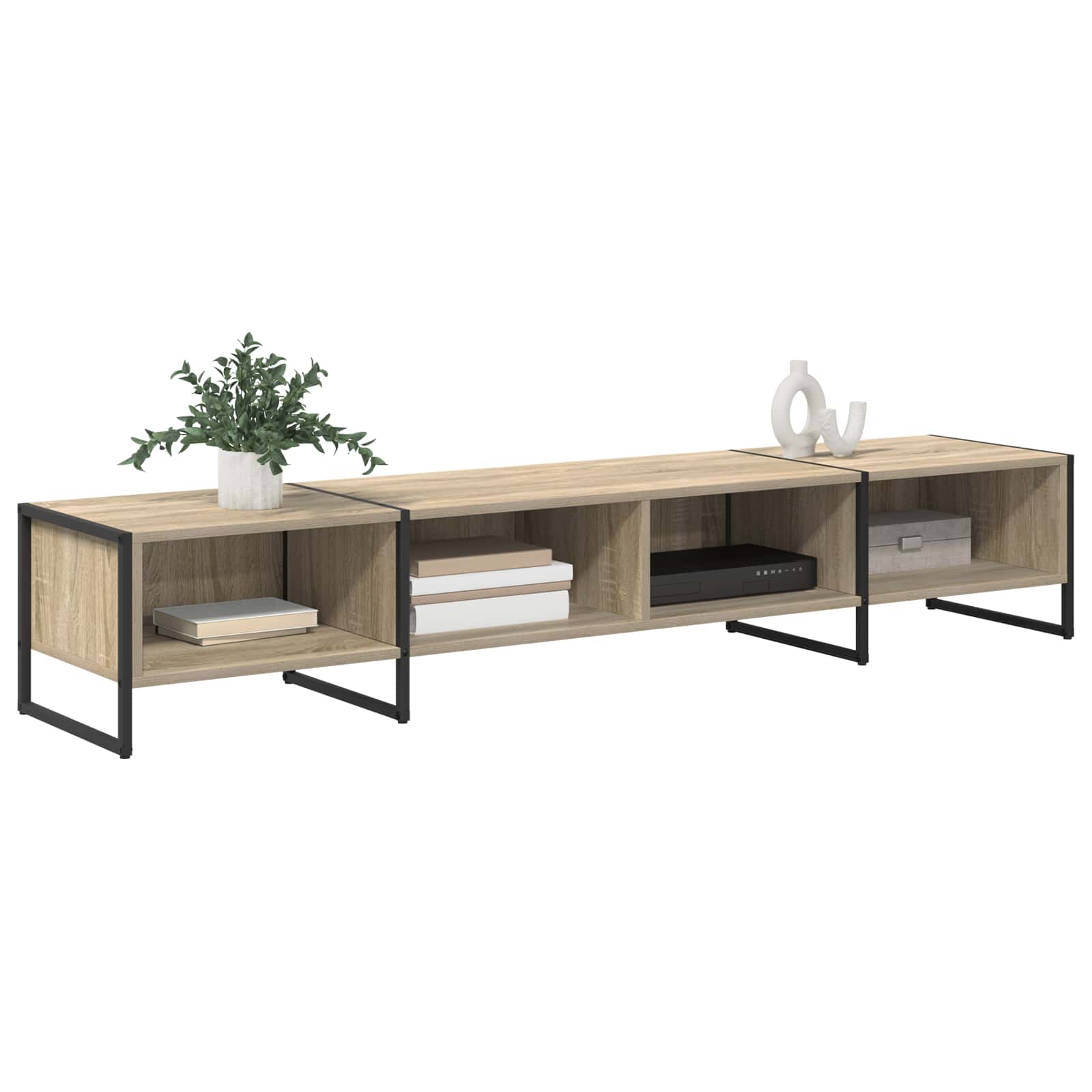 Cabinet TV Sonoma 170.5 x 36 x 30.5 cm Lemn compozit — imaginea 3