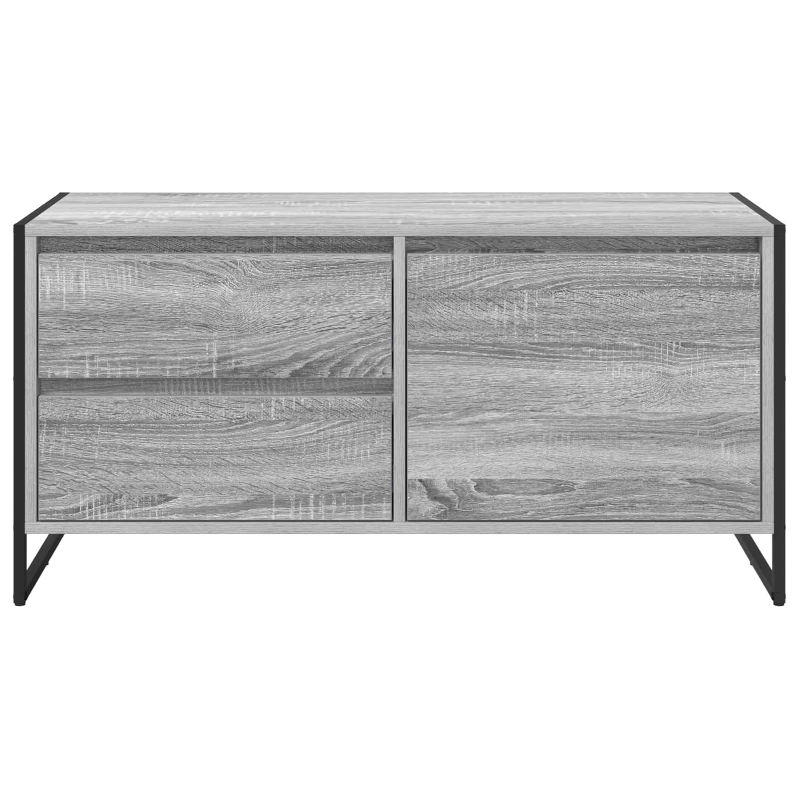 Cabinet TV Gri Sonoma 100 x 36 x 49.5 cm Lemn compozit — imaginea 6