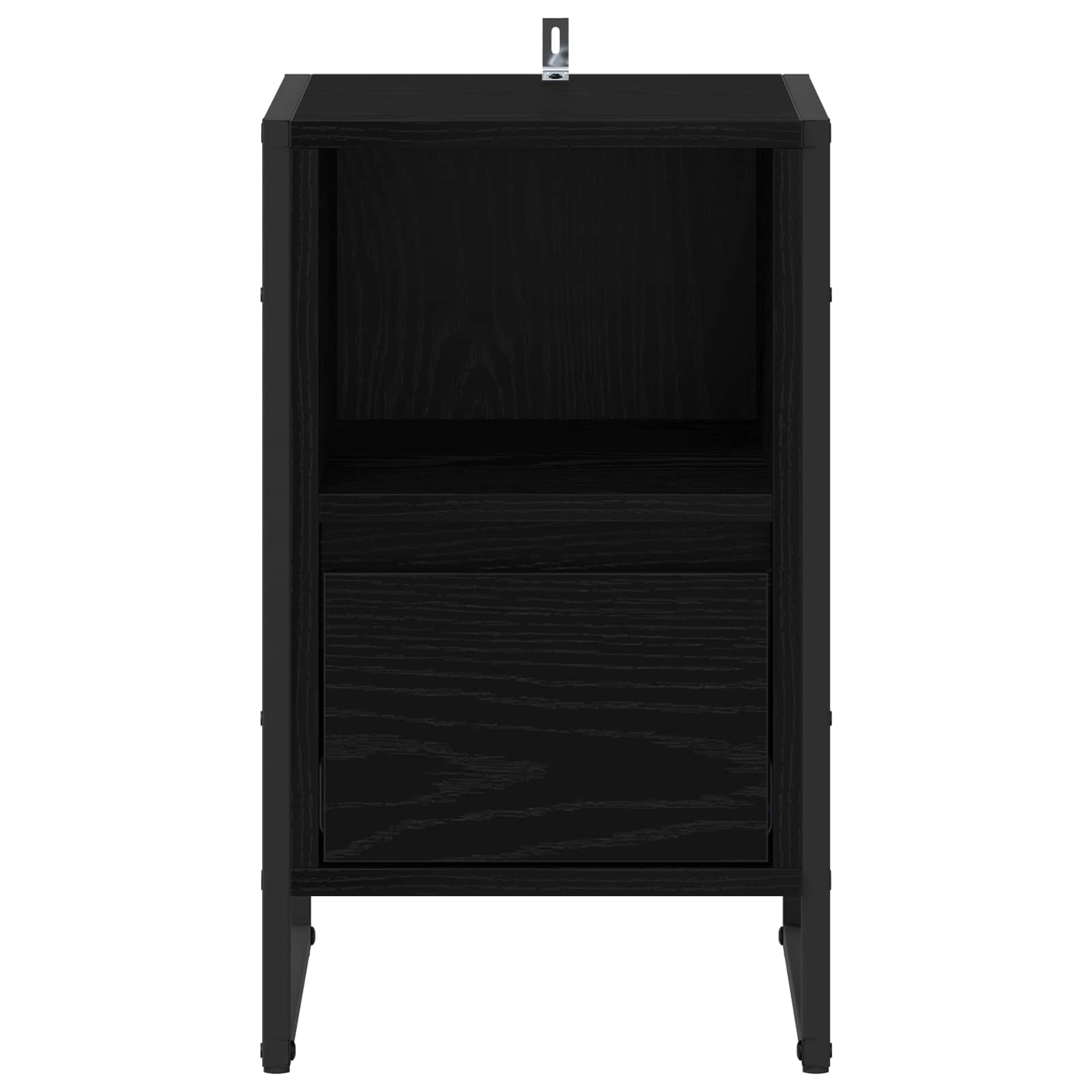 Noptiera 2 pcs Stejar Negru 39,5 x 30 x 50 cm Lemn compozit — imaginea 7
