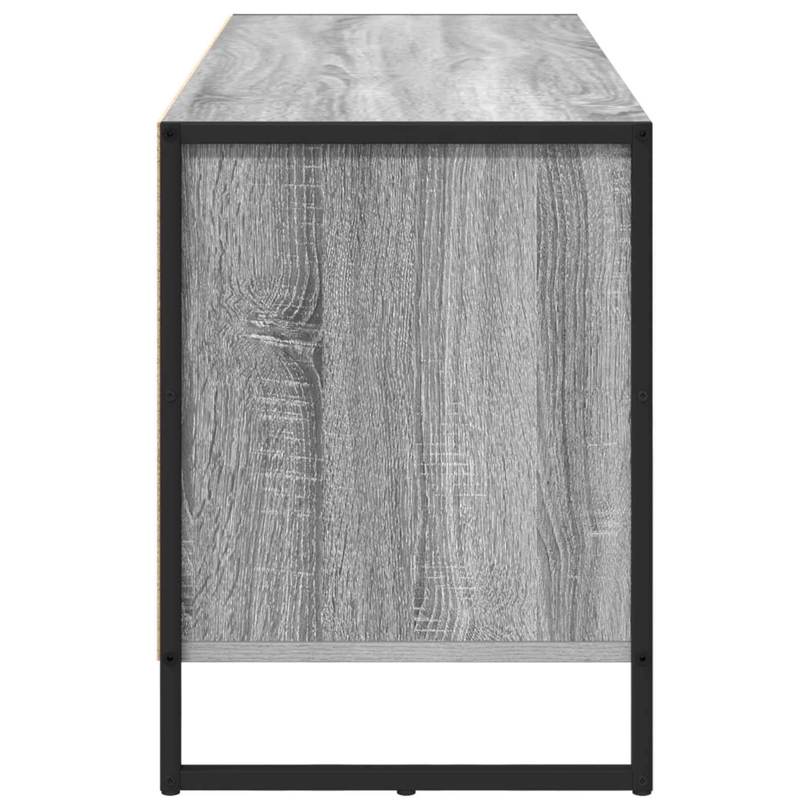 Cabinet TV Gri Sonoma 100 x 36 x 49.5 cm Lemn compozit — imaginea 7