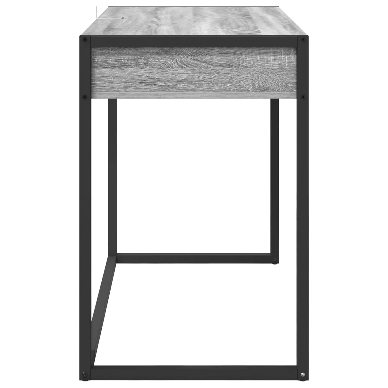 Birou cu depozitare Gri Sonoma 100 x 50 x 75 cm Lemn compozit — imaginea 6