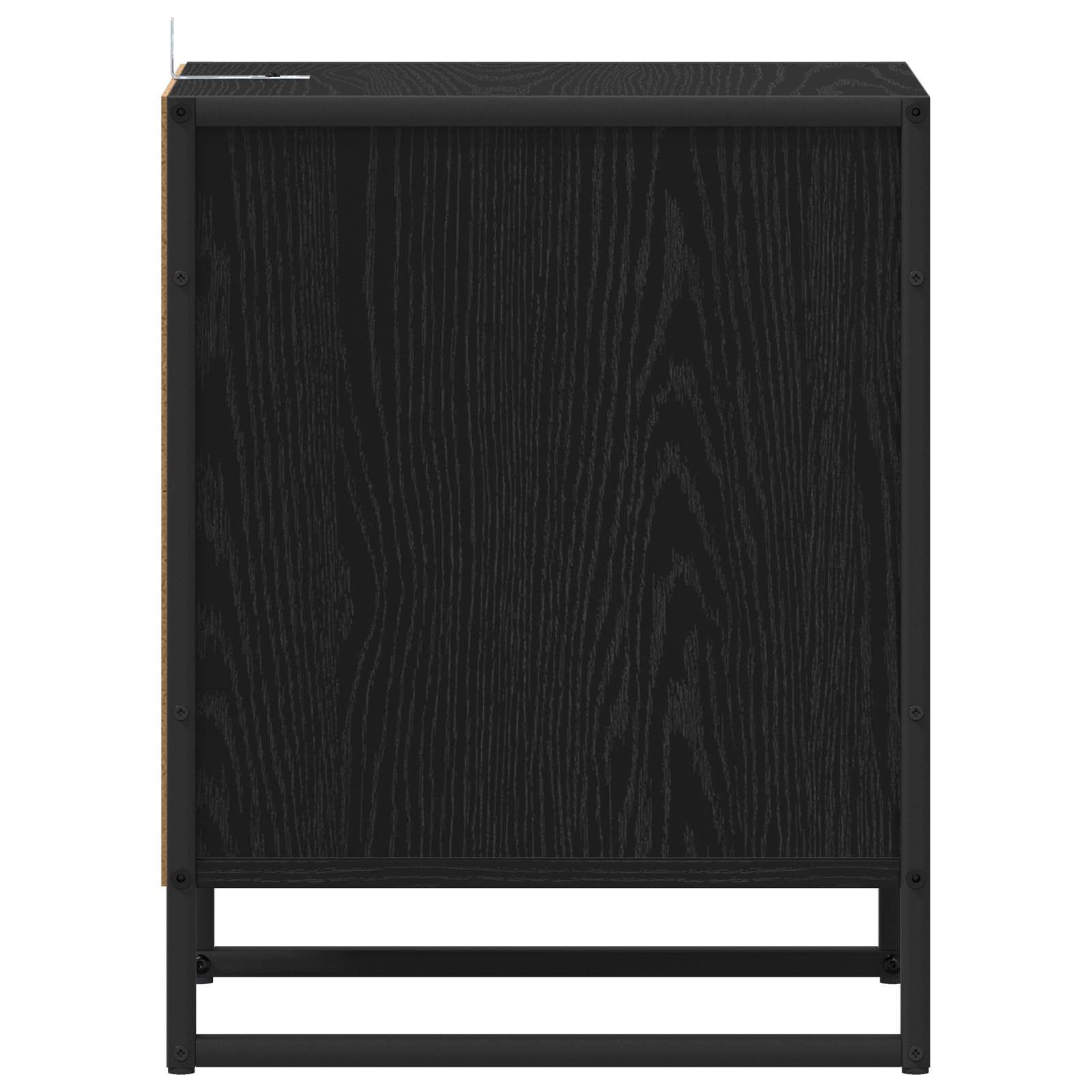 Noptiera 2 pcs Stejar Negru 39,5 x 30 x 50 cm Lemn compozit — imaginea 8